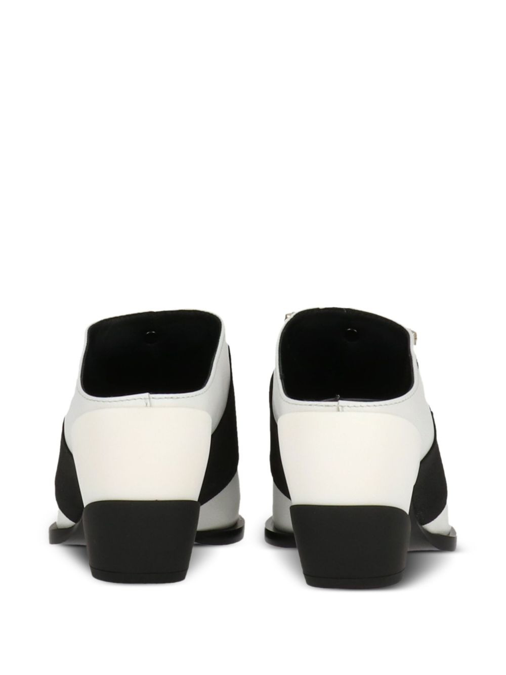 85mm Viv Tex leather mules - 3