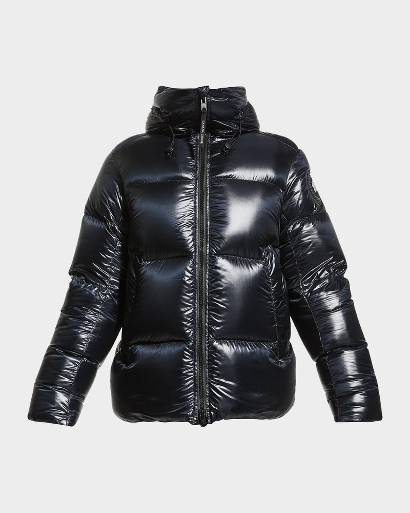 Men's Crofton Black Disc Puffer Jacket 1