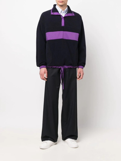 Mackintosh two-tone fleece popover jacket outlook