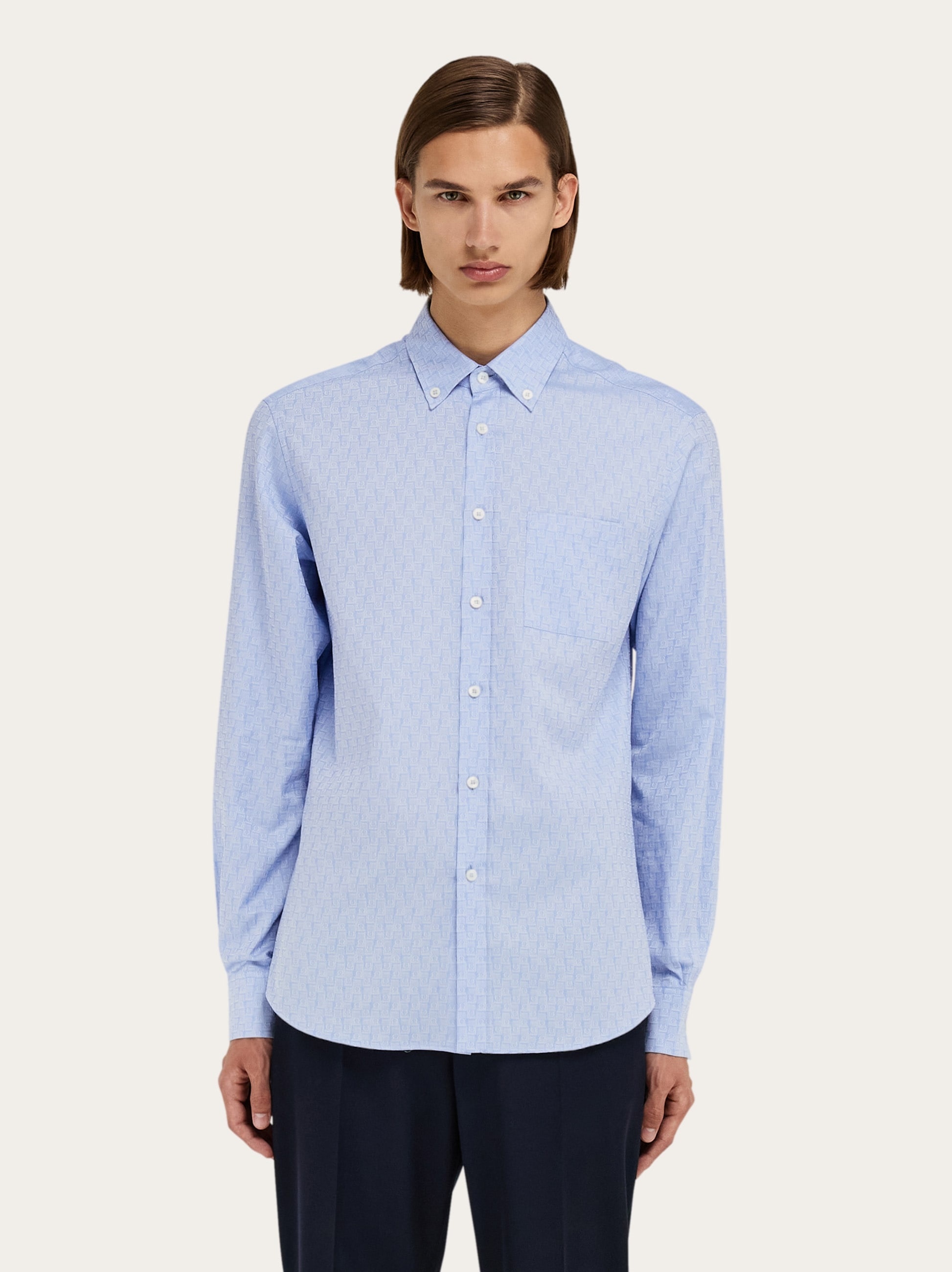 Ferragamo Monogram shirt - 2