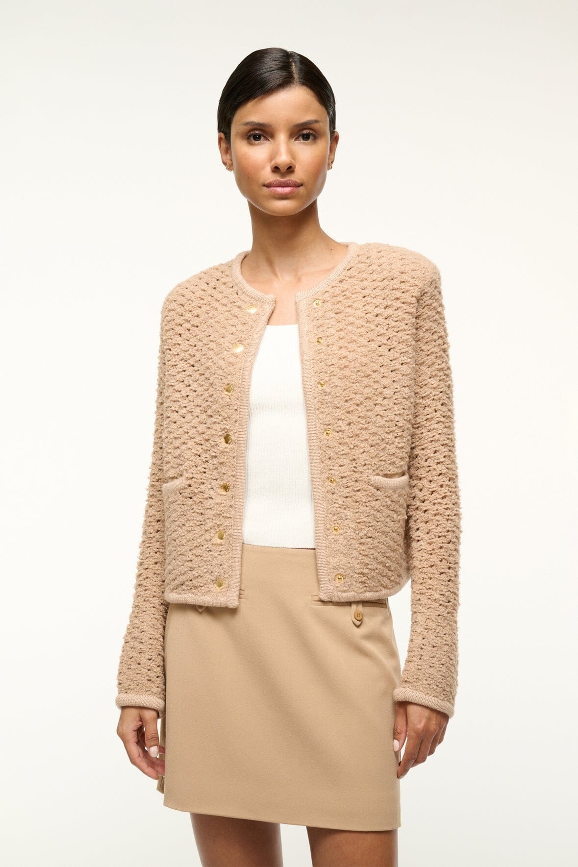 STAUD LISSON JACKET CAMEL - 2