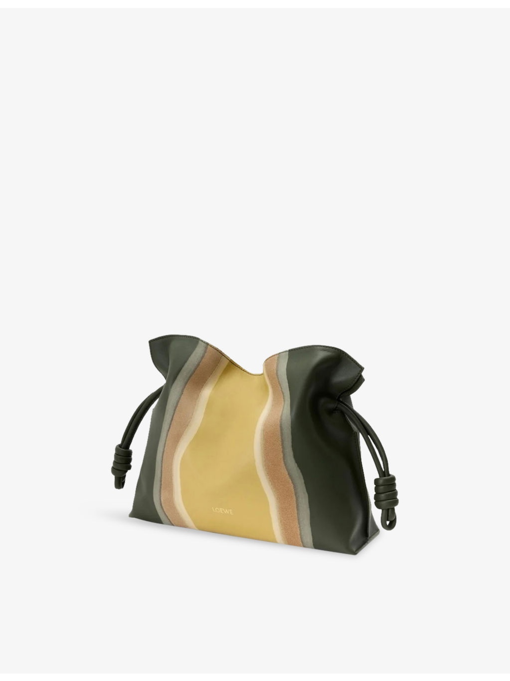 Flamenco Medium Leather Clutch Bag - 6