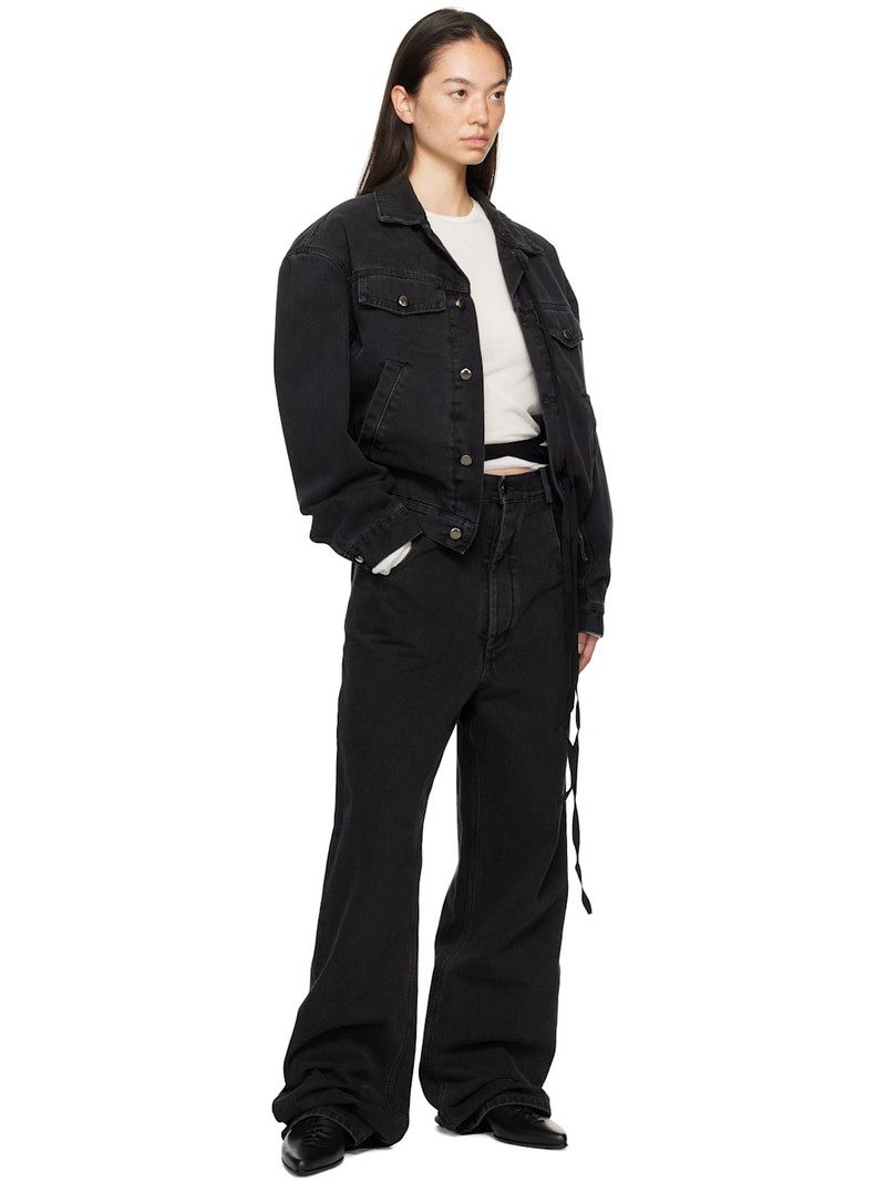 Ann Demeulemeester Black Polly 5 Pocket High-Comfort Jeans outlook