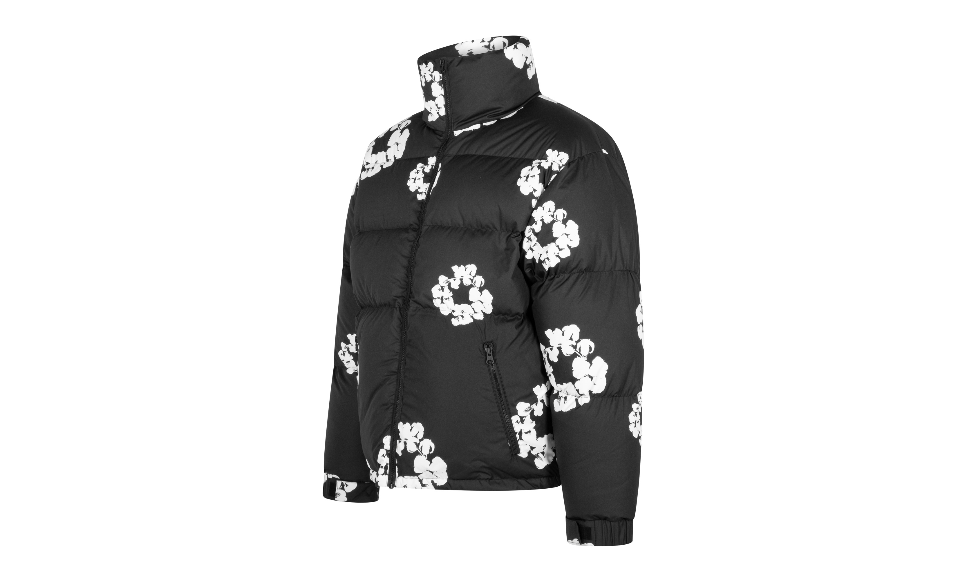 Cotton Wreath Puffer Jacket "Black" - 2