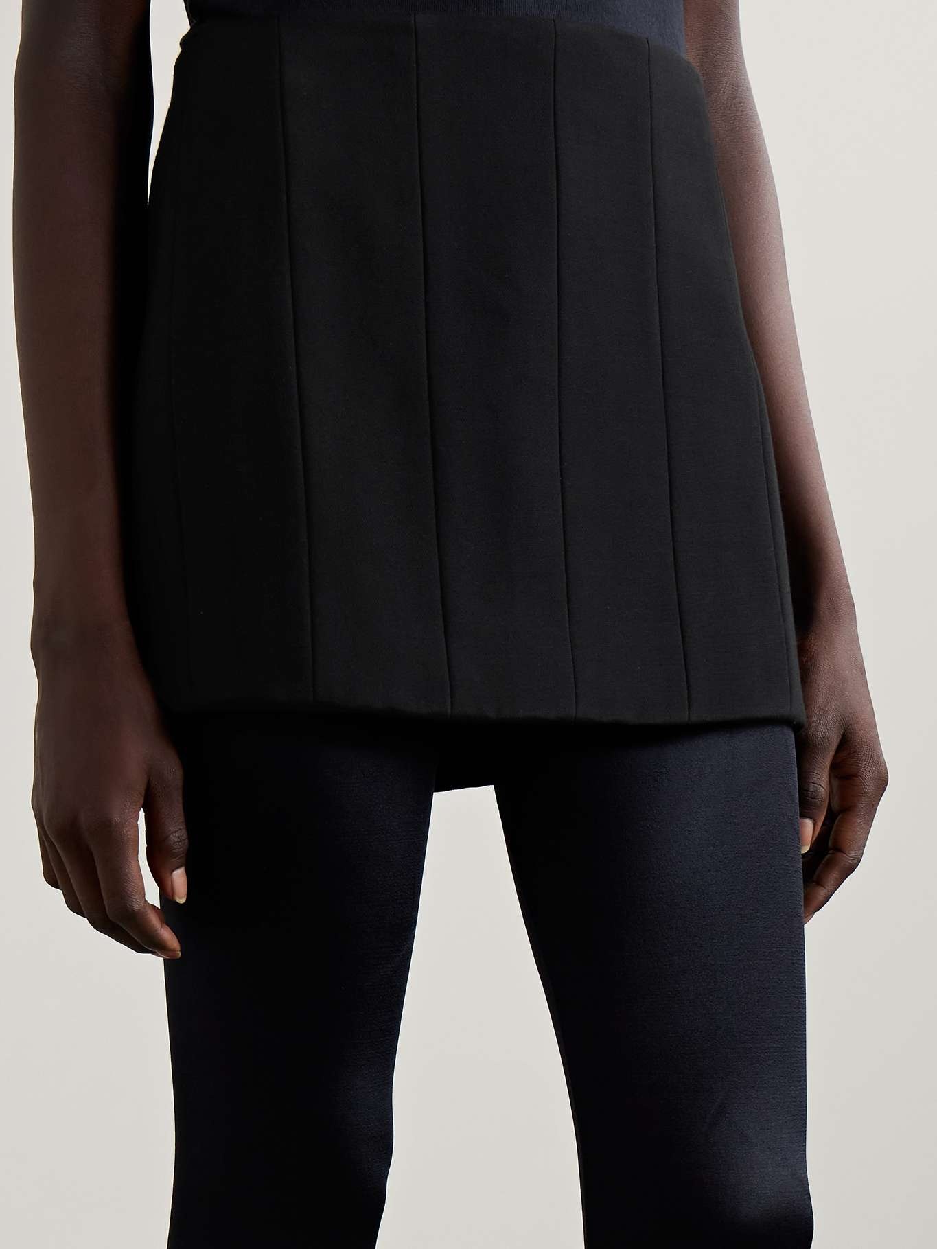 Meelar paneled woven mini skirt - 3