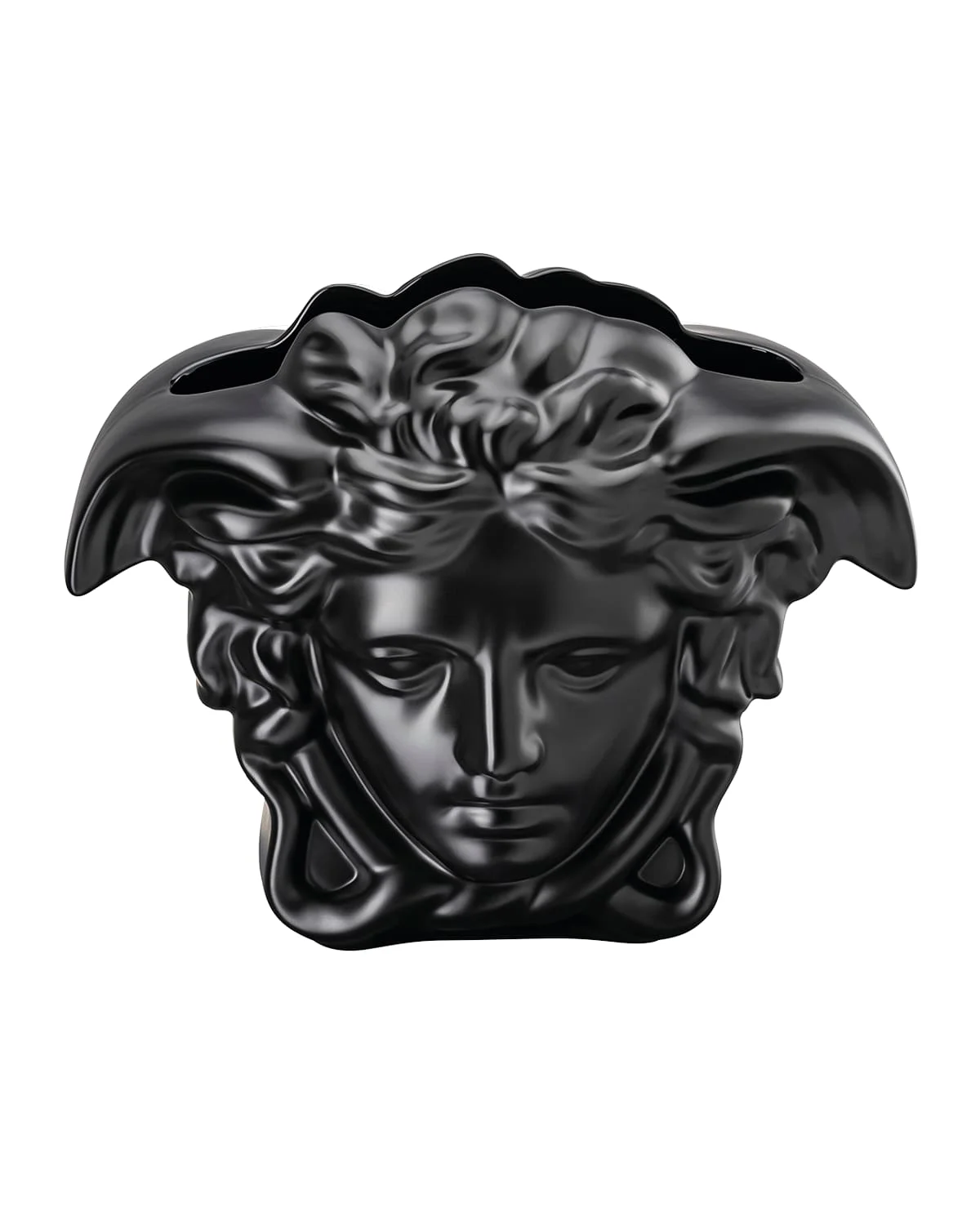 Medusa Grande Vase in Black - 6" - 1