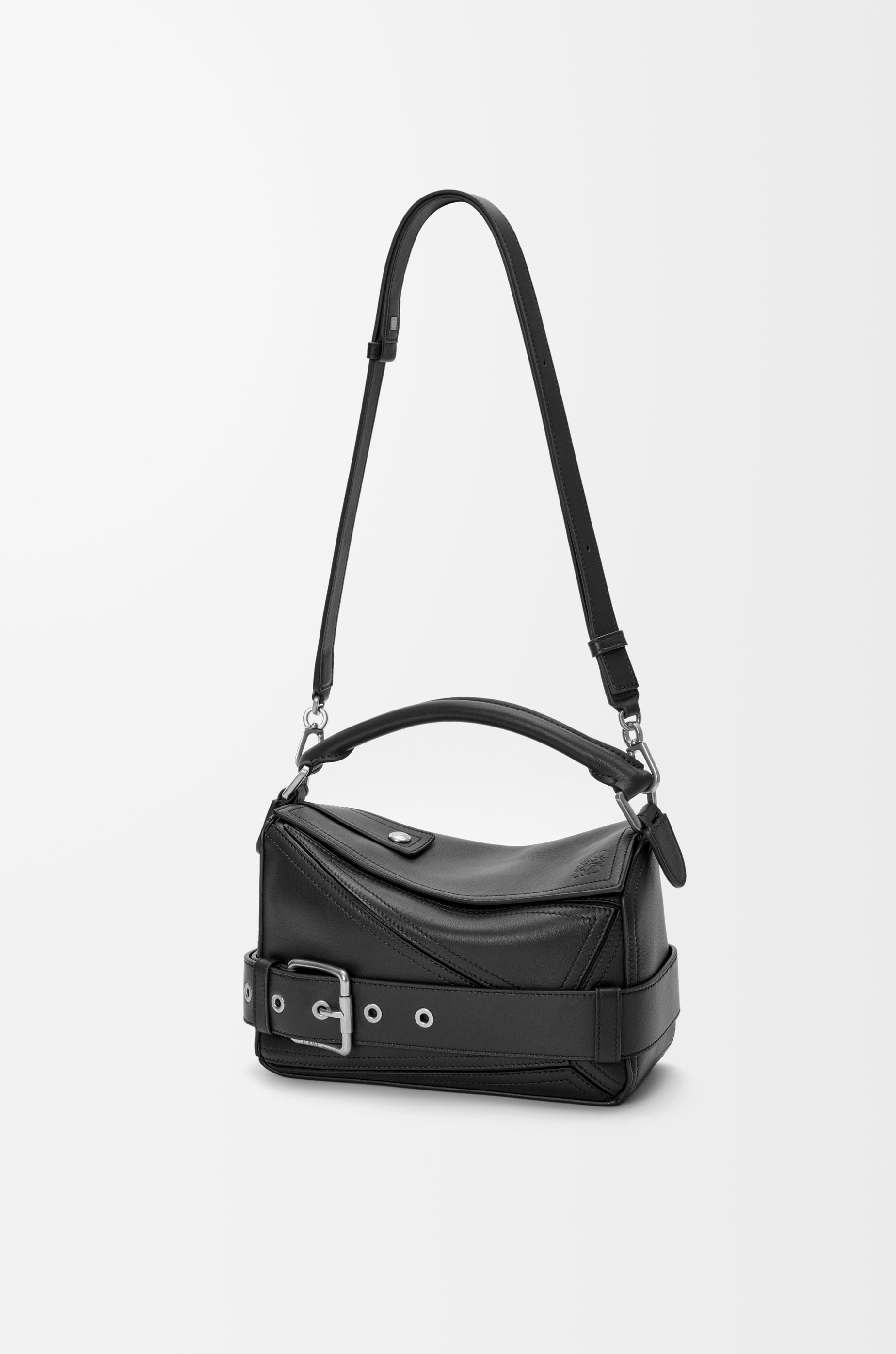 Small Puzzle Biker bag in shiny calfskin - 7