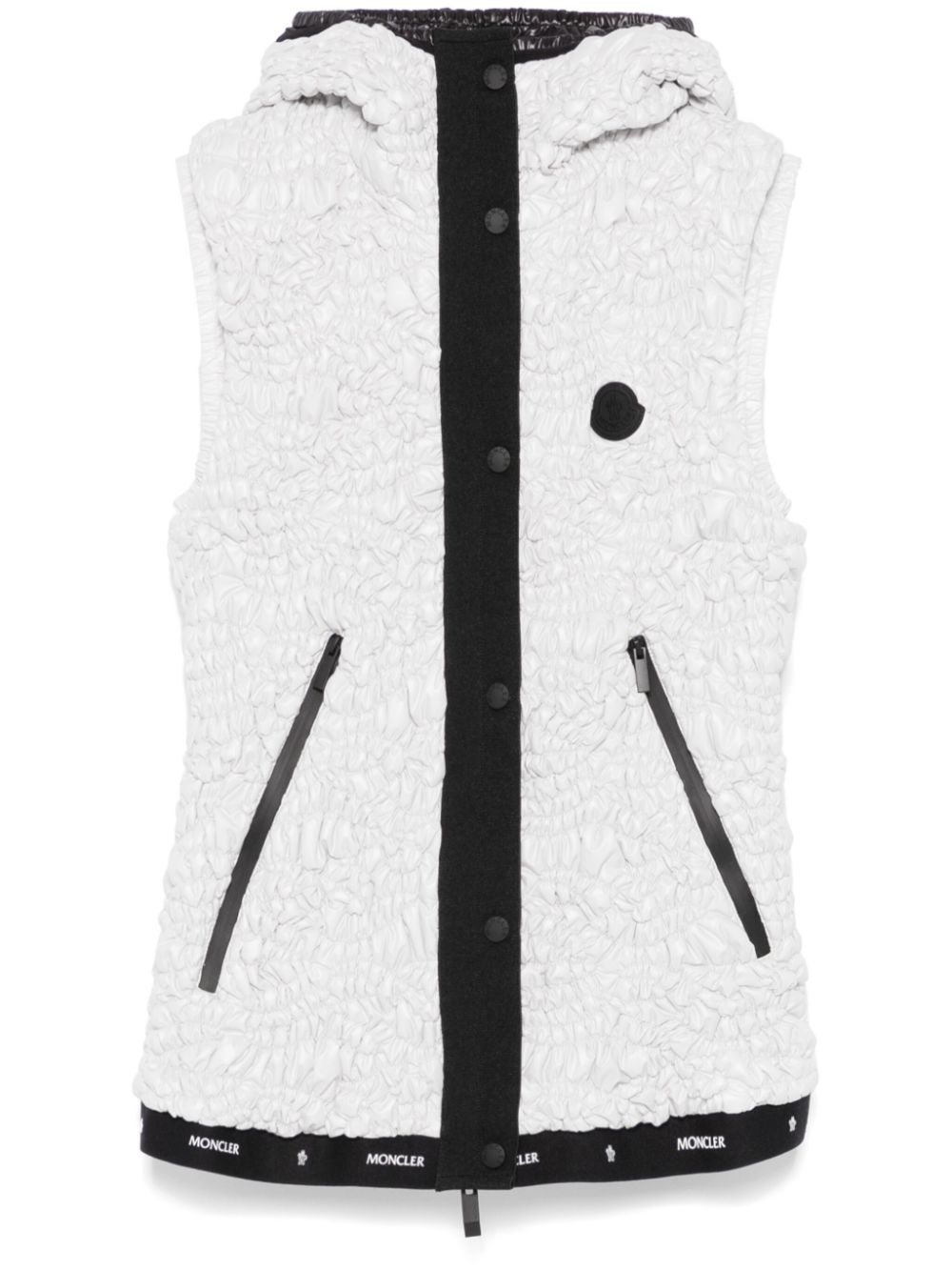 shirred gilet - 1