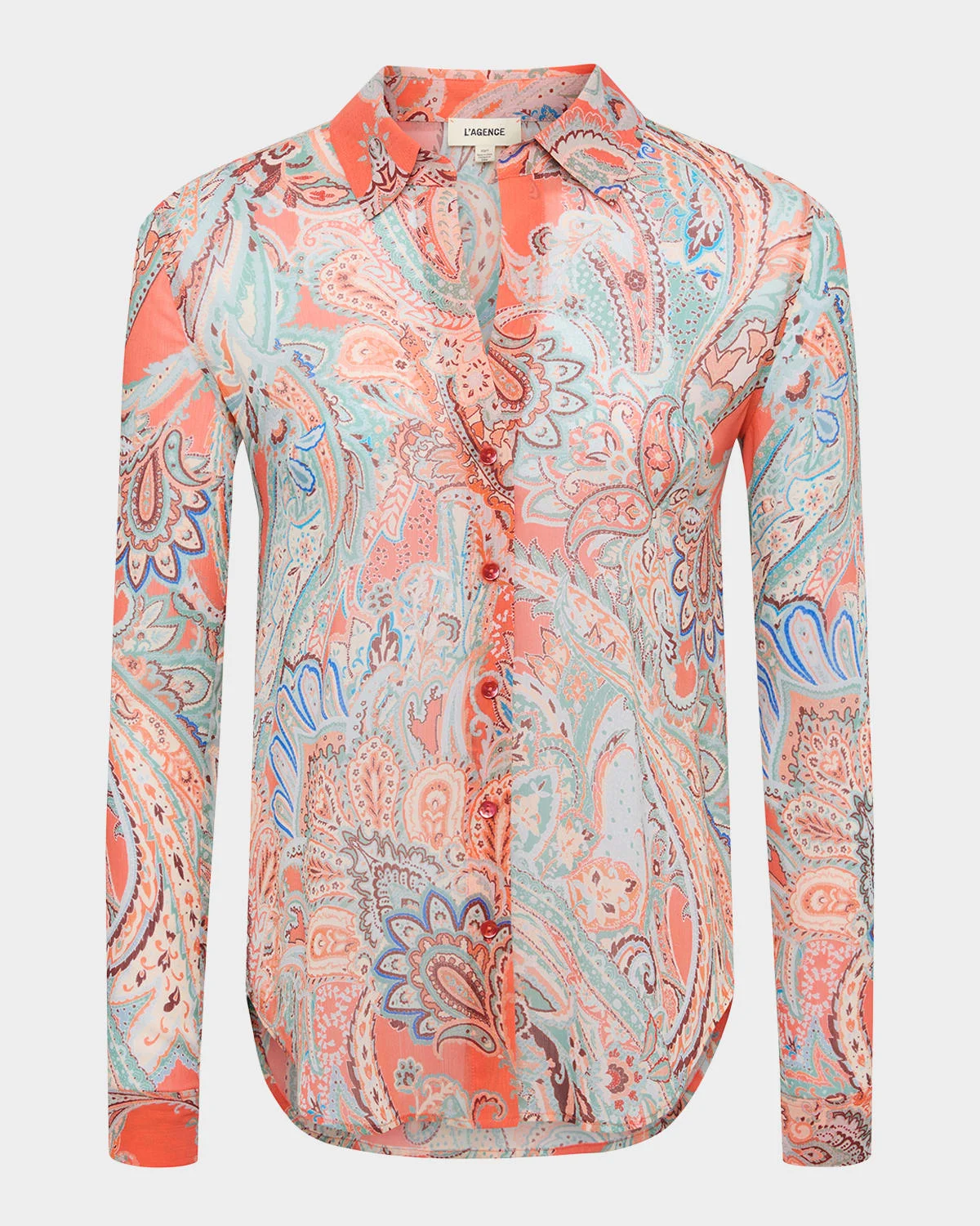 Laurent Button-Front Blouse - 1