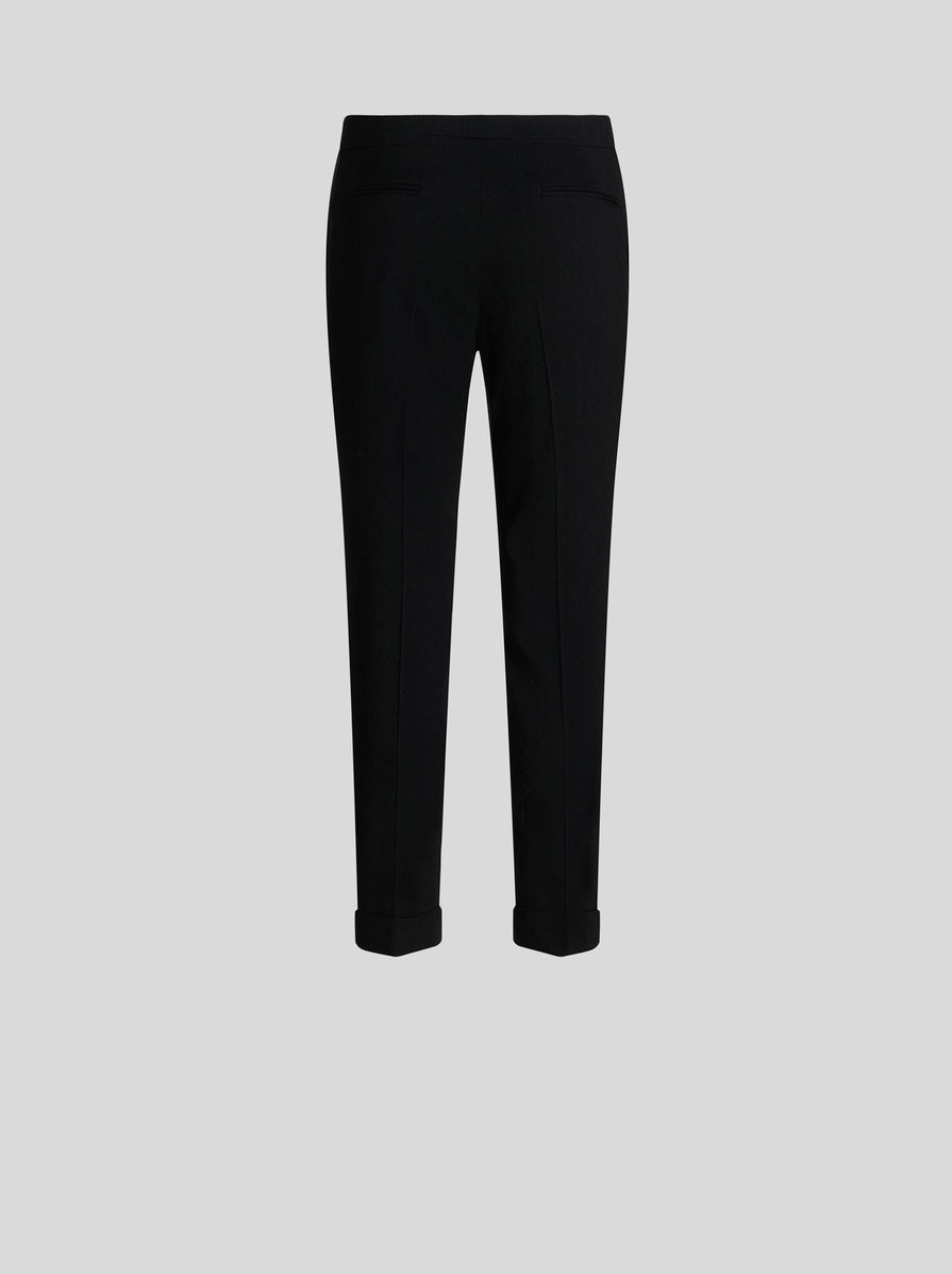 CIGARETTE TROUSERS WITH TURN-UP - 5