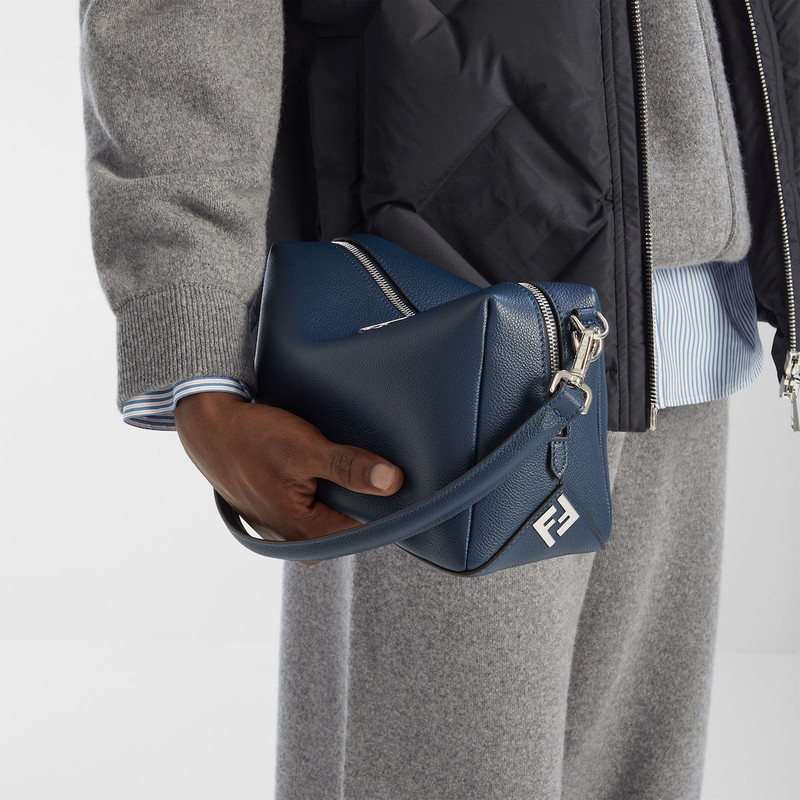 Fendi Lui Medium Dark blue leather bag 3