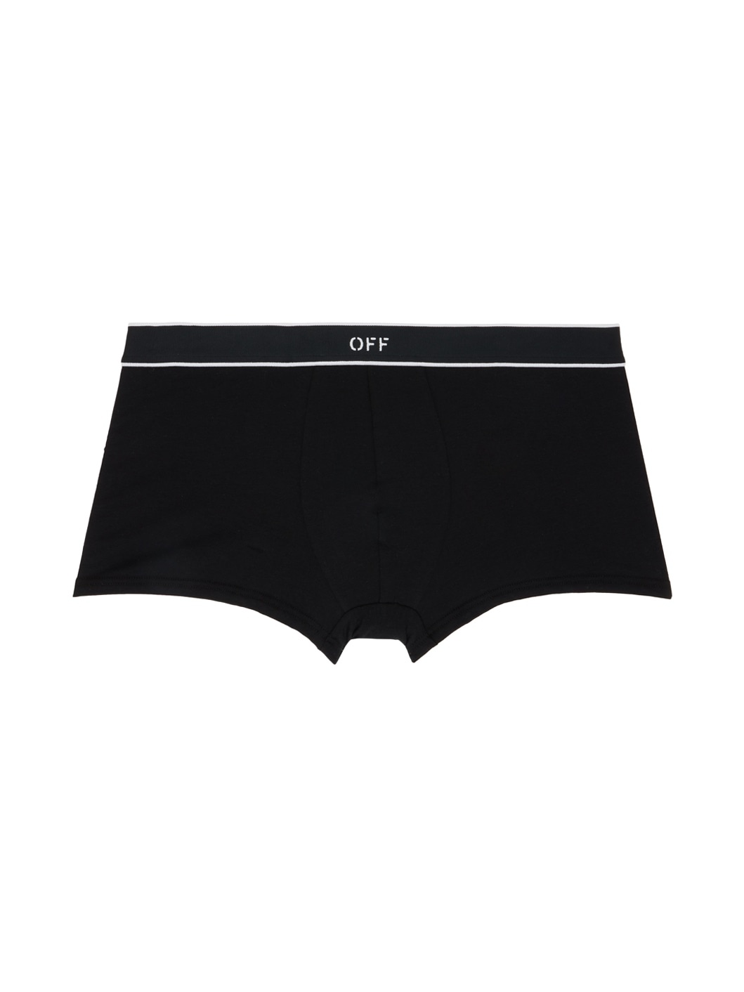 Two-Pack Black Off-Stamp Boxers - 2