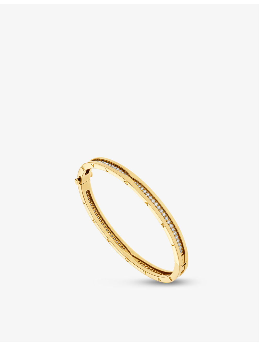B.Zero1 18ct yellow-gold and 0.87ct diamond bangle bracelet - 4