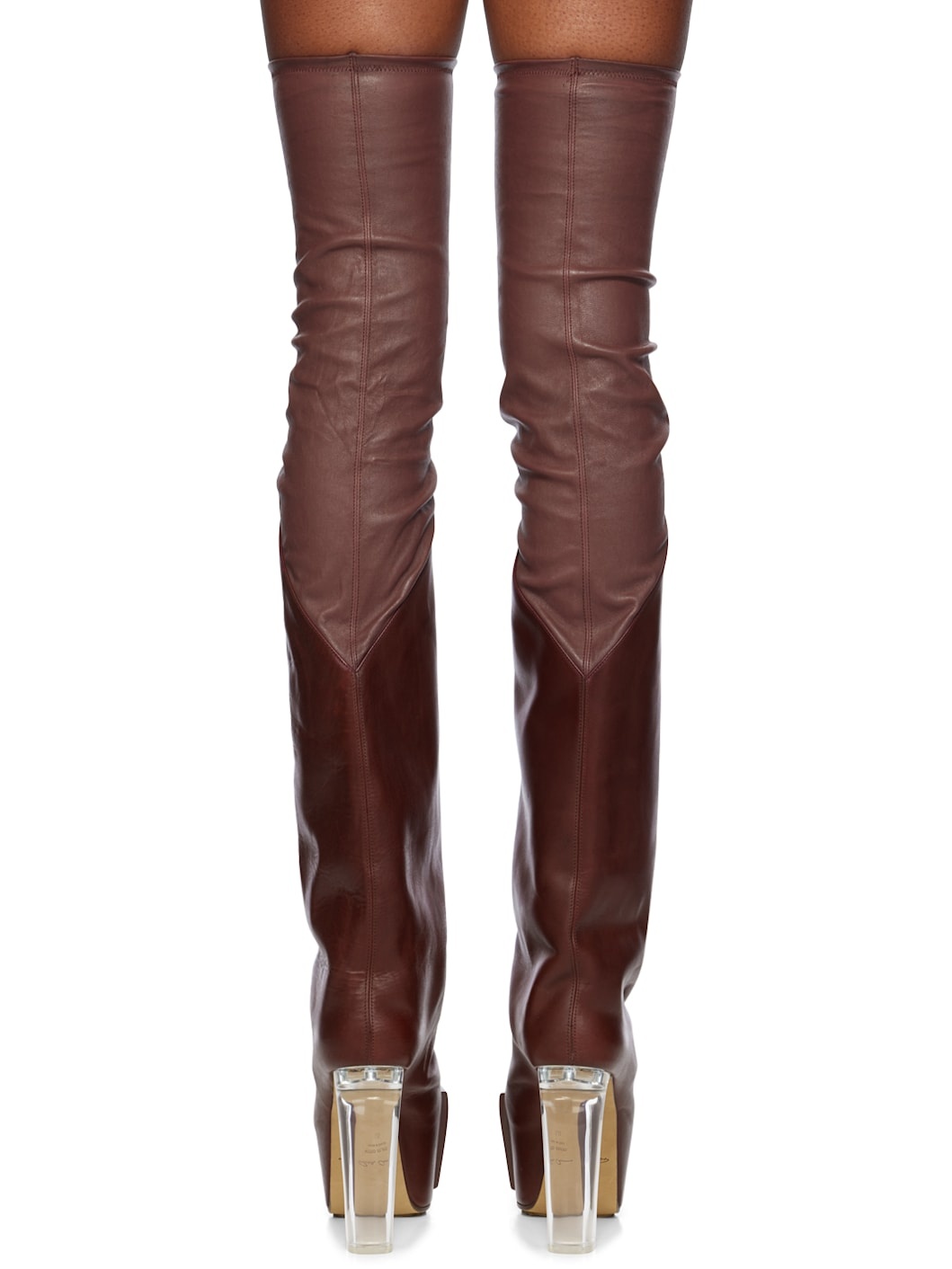 Burgundy Rhino Grilled Kiss Boots - 2