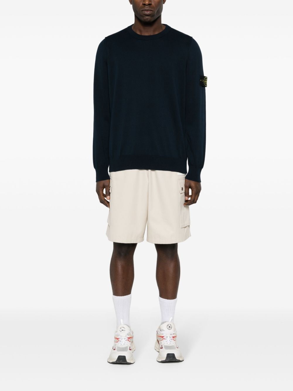 fine-knit cotton jumper - 2