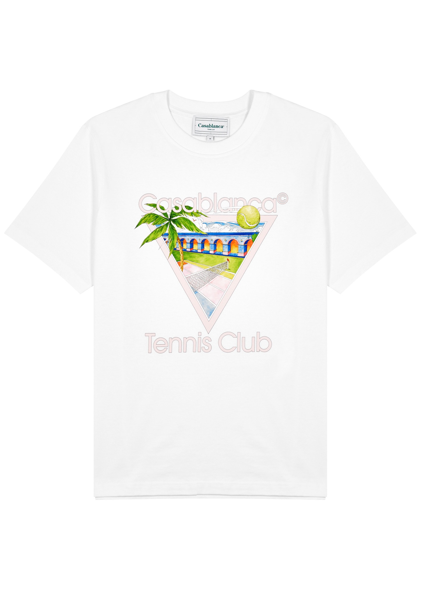 Tennis Club printed cotton T-shirt - 1