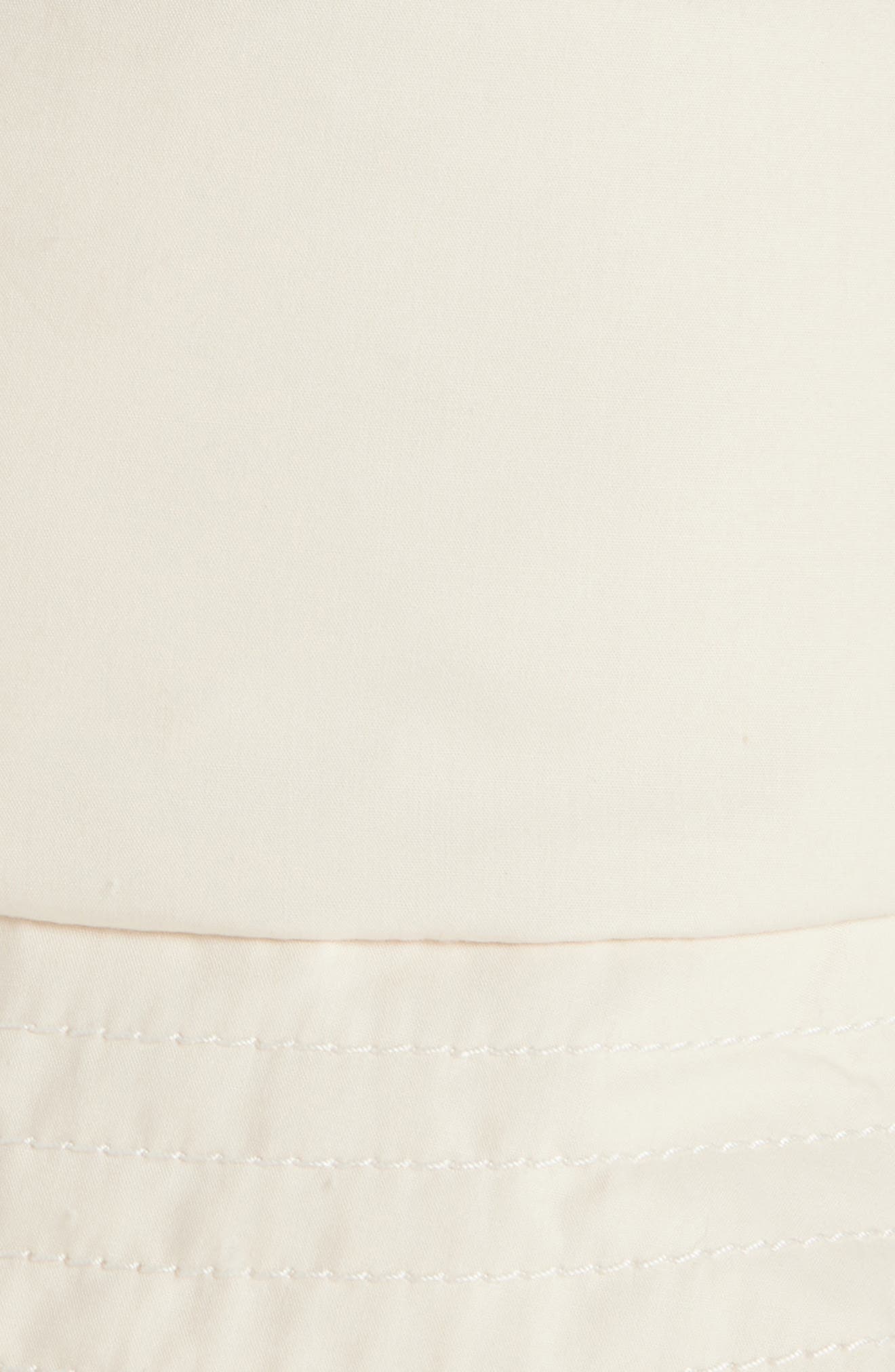 Moncler Reversible Cotton Canvas & Teddy Bucket Hat in White at Nordstrom - 6