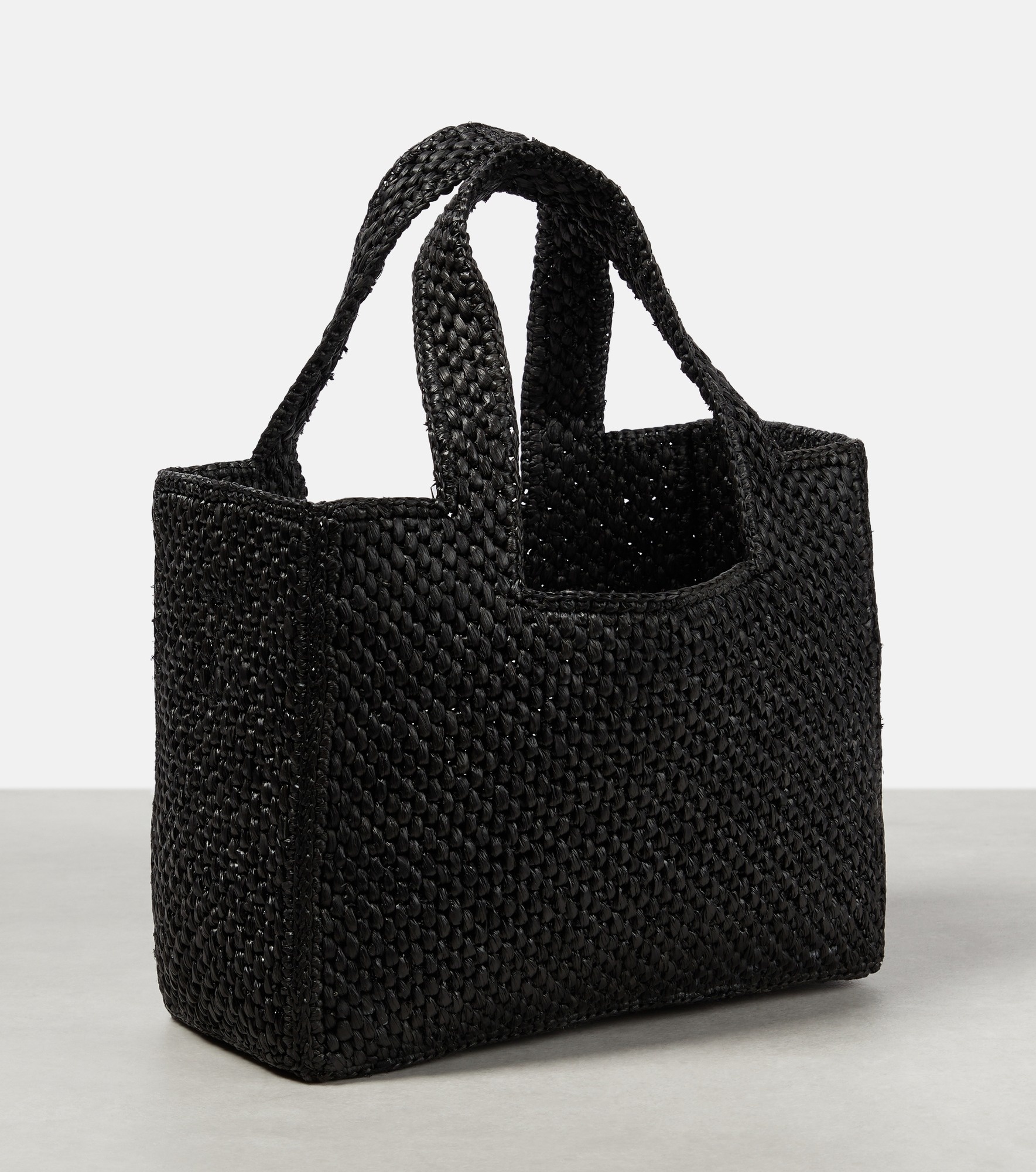 Logo woven tote bag - 4