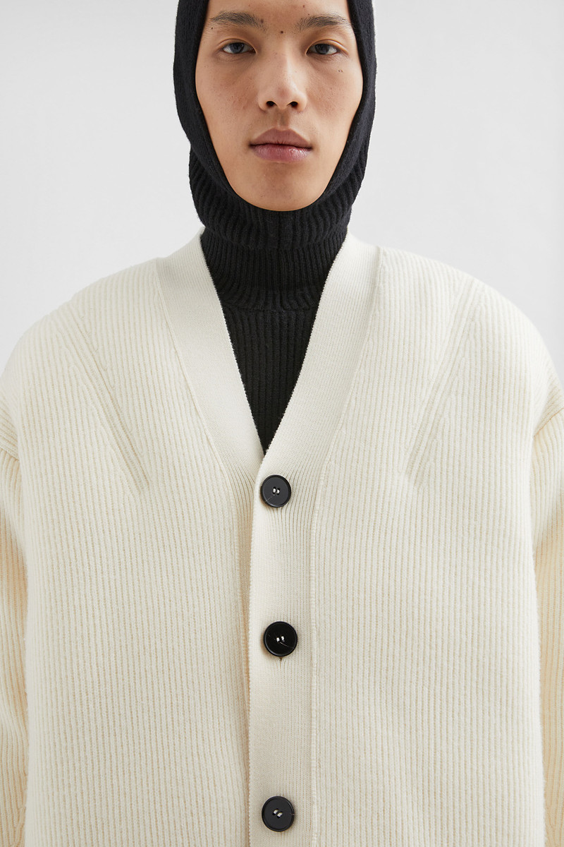 Padded Wool Cardigan 4
