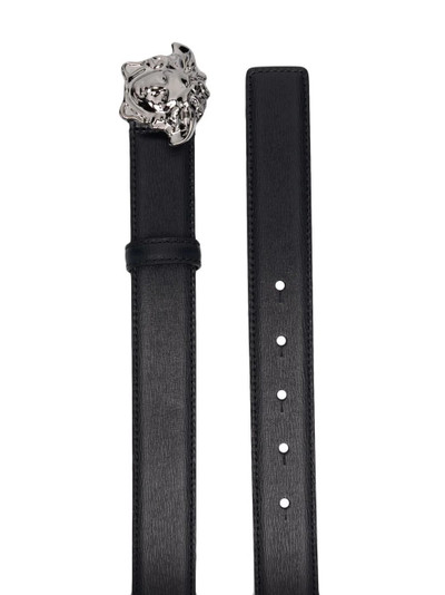 VERSACE Medusa-plaque buckle belt outlook