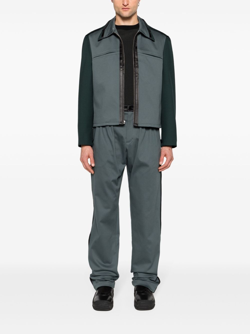 ジャケット・アウター kiko kostadinov UGO BLOUSON Stone Grey Kiko Kostadinov Men Ugo Blouson Jacket In Stone Grey/deep