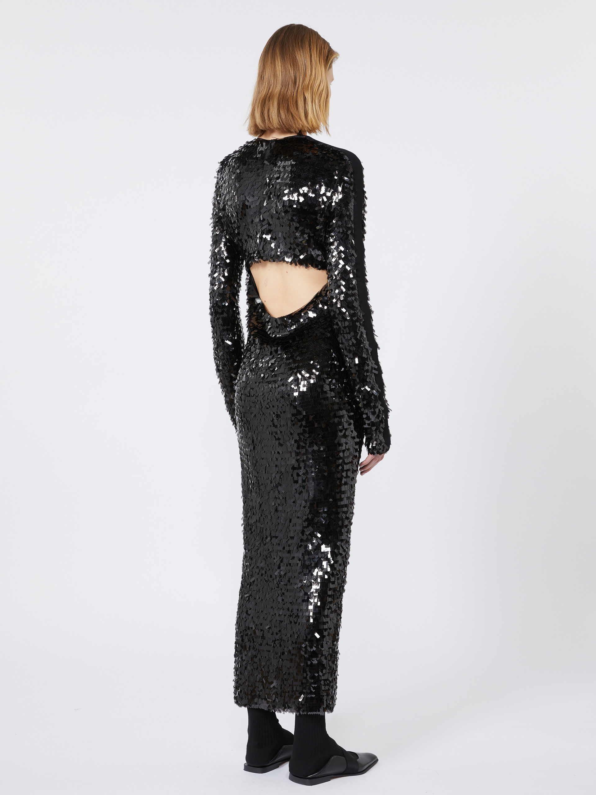 ELLENI Sequin-adorned jersey dress - 4