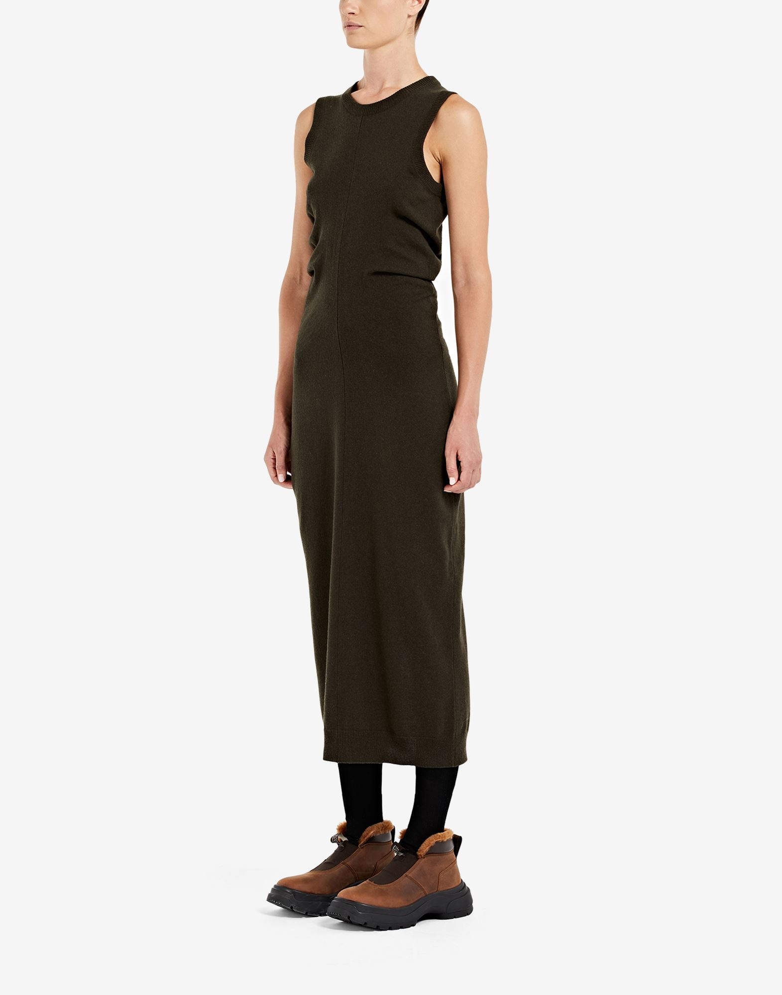 Sleeveless Knit Dress - 5