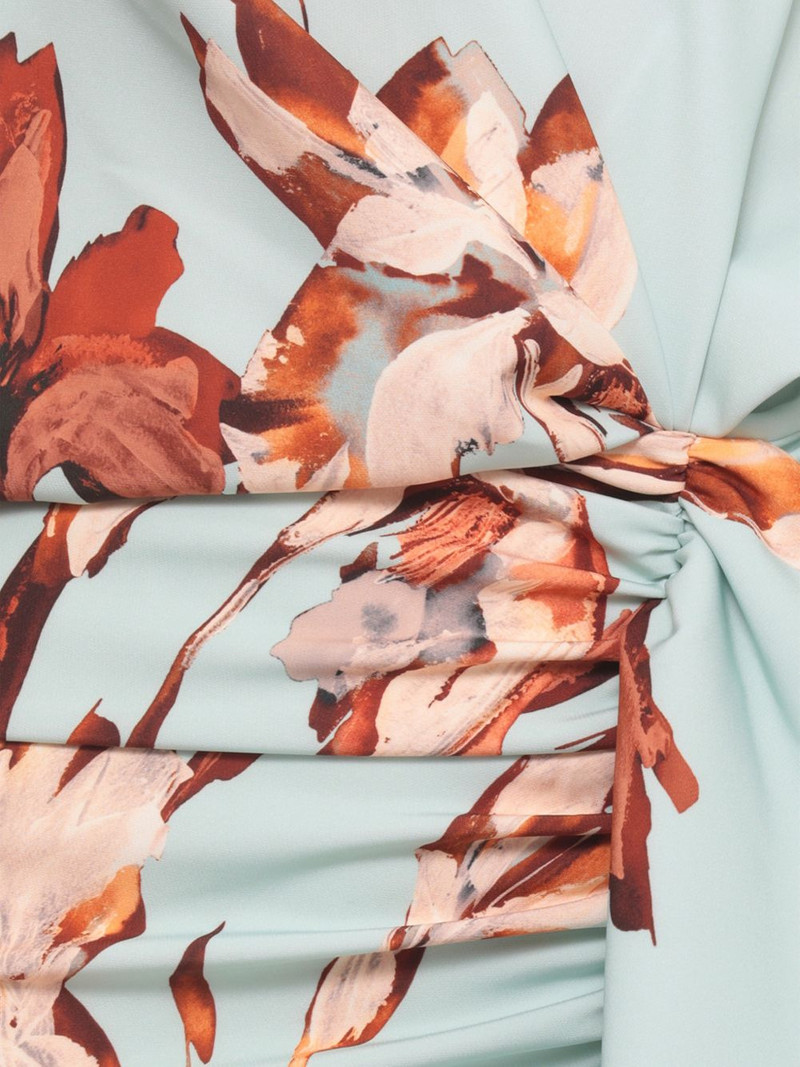 Ayla floral-print mini dress 4