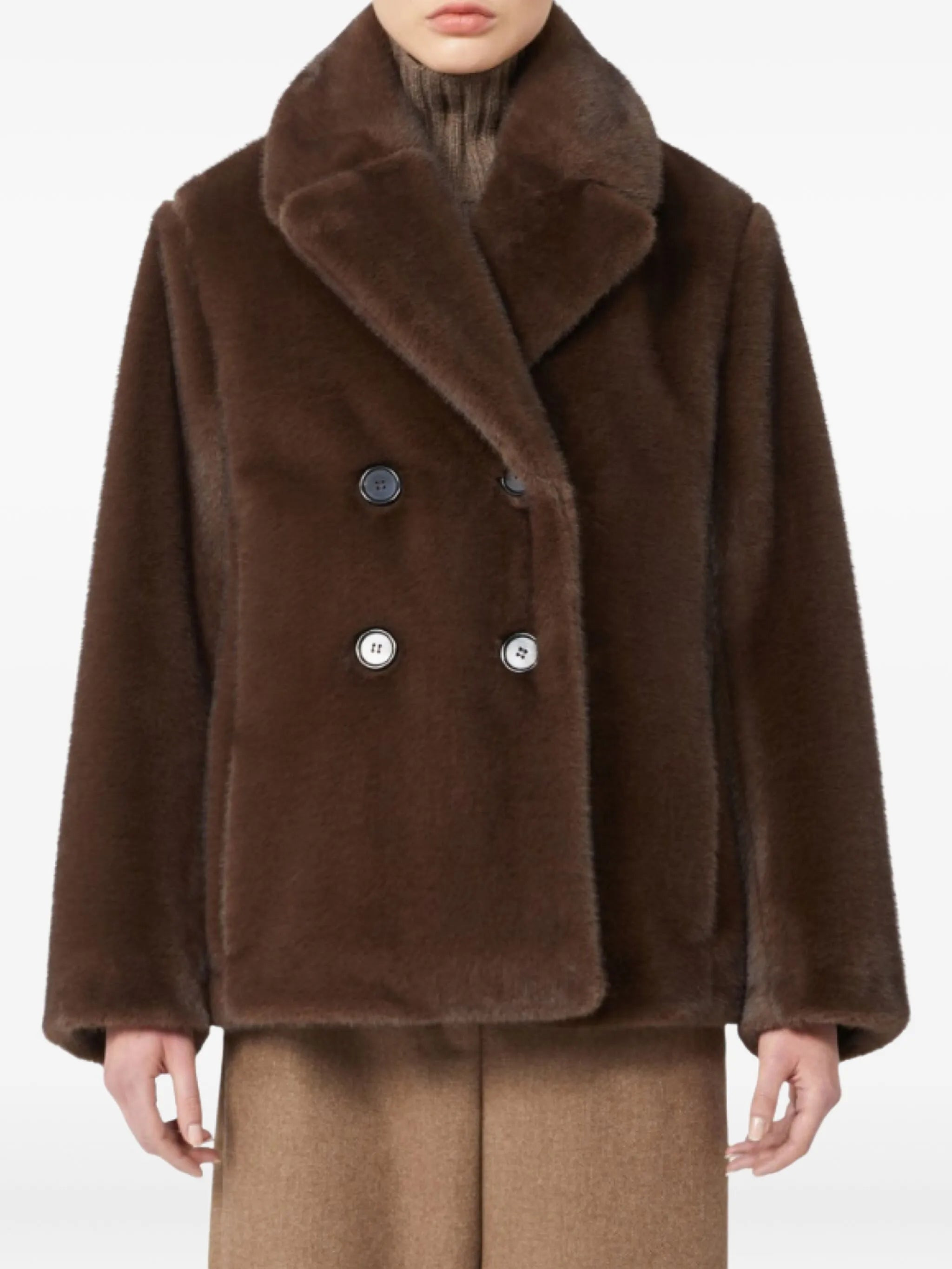 's Max Mara Double-breasted Collar Jacket - 2