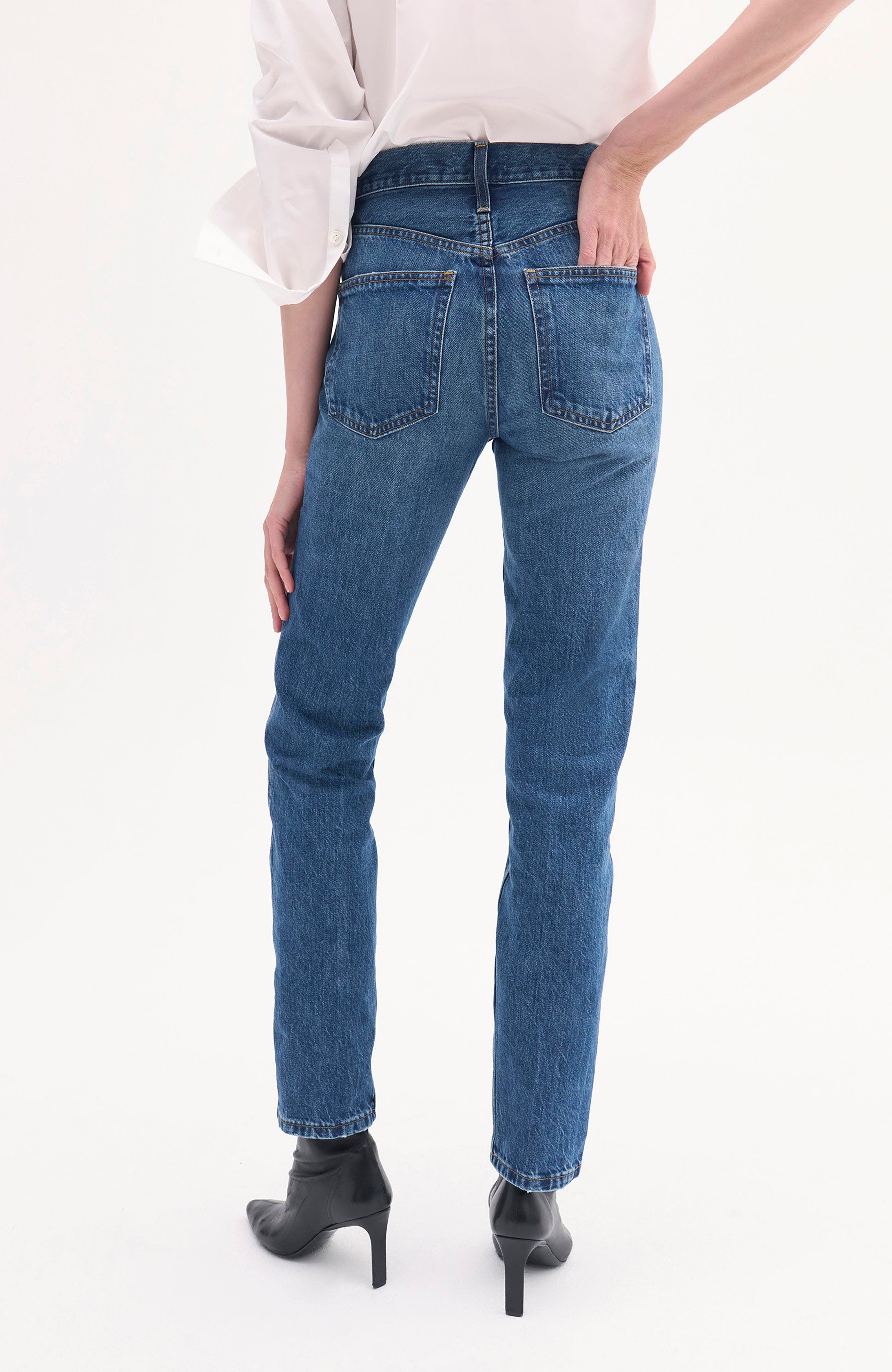 CO High Rise Jean in Denim in Indigo at Nordstrom - 2