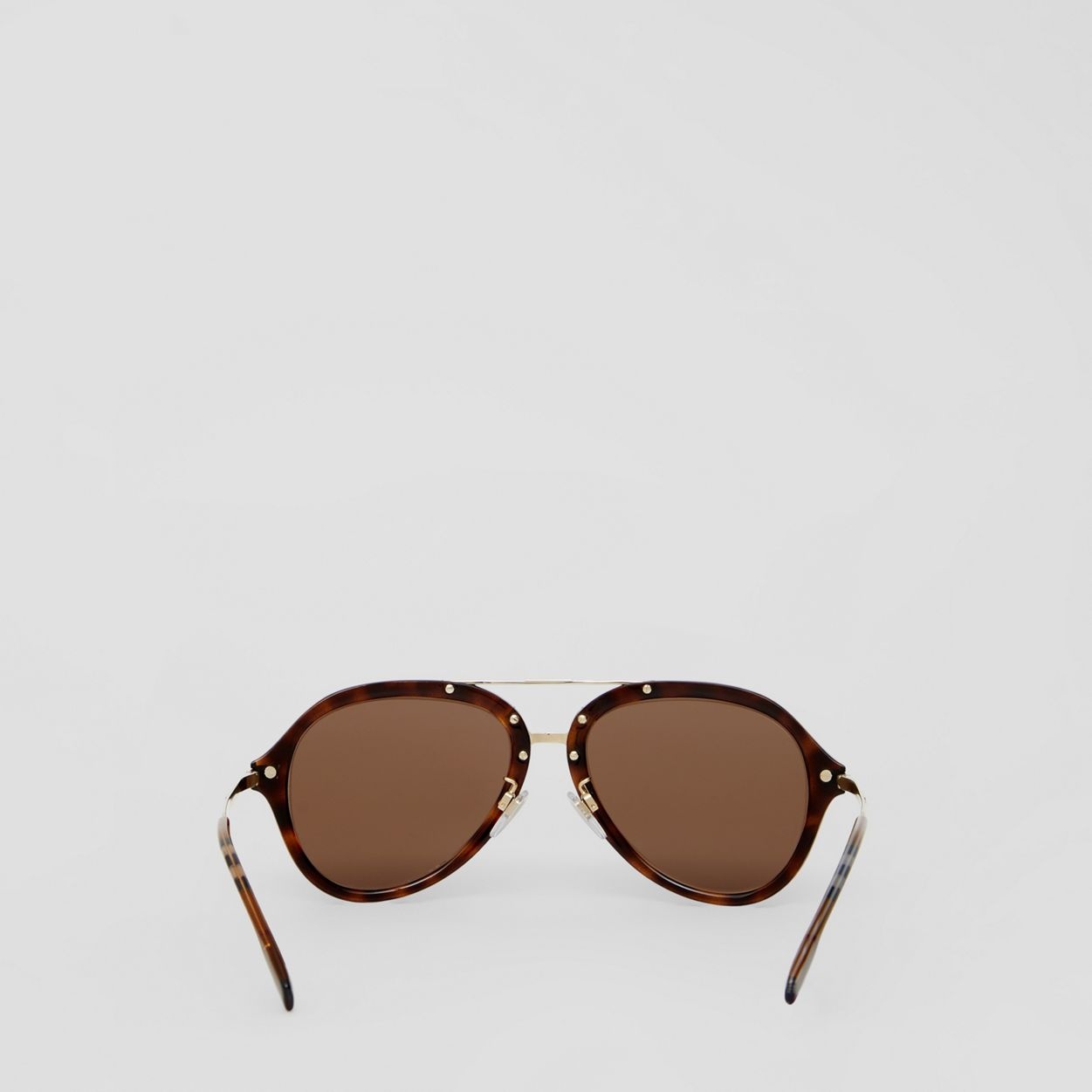 Check Detail Pilot Sunglasses - 6