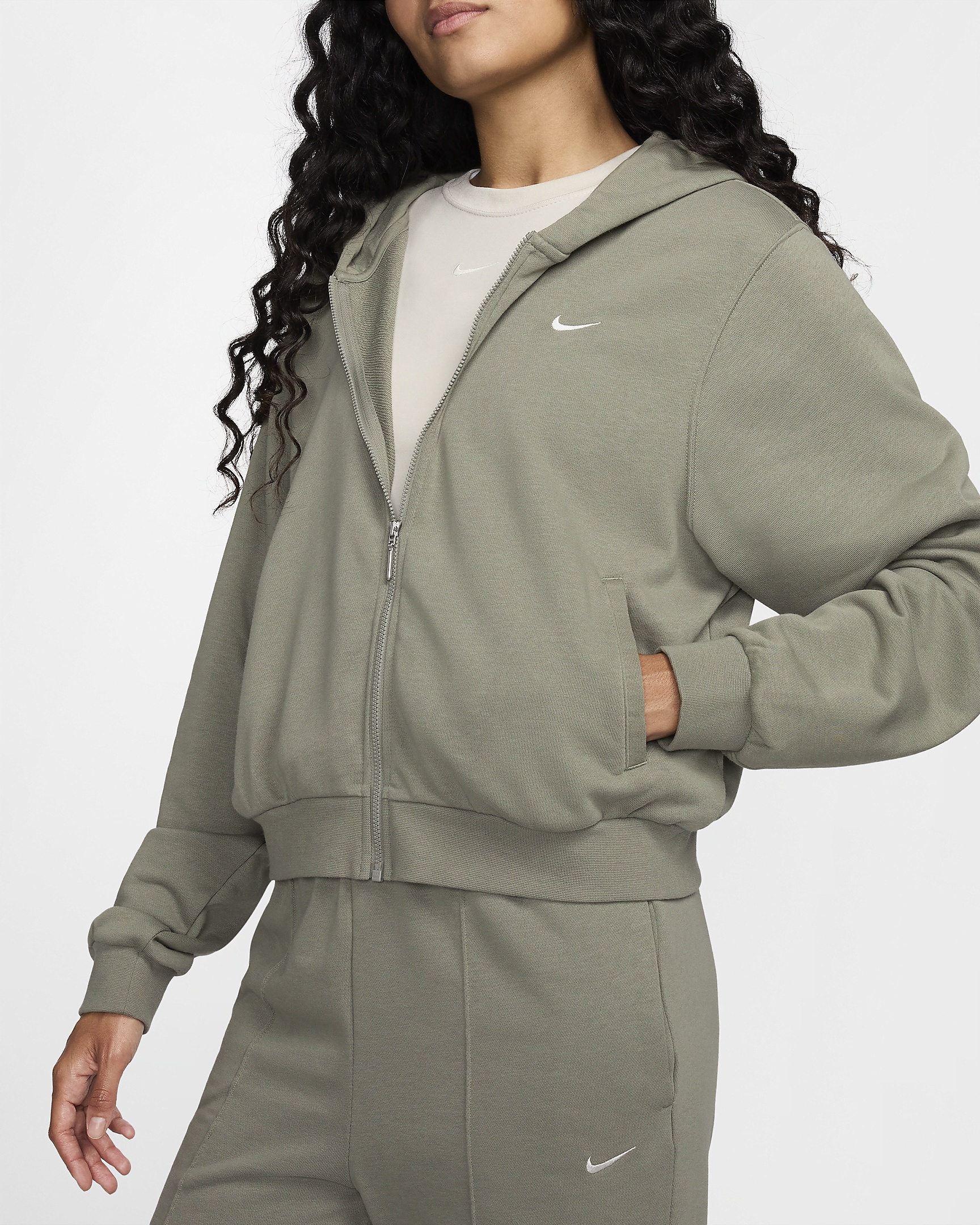 Nike Sportswear Chill Terry Women's Loose Full-Zip French Terry Hoodie - 4