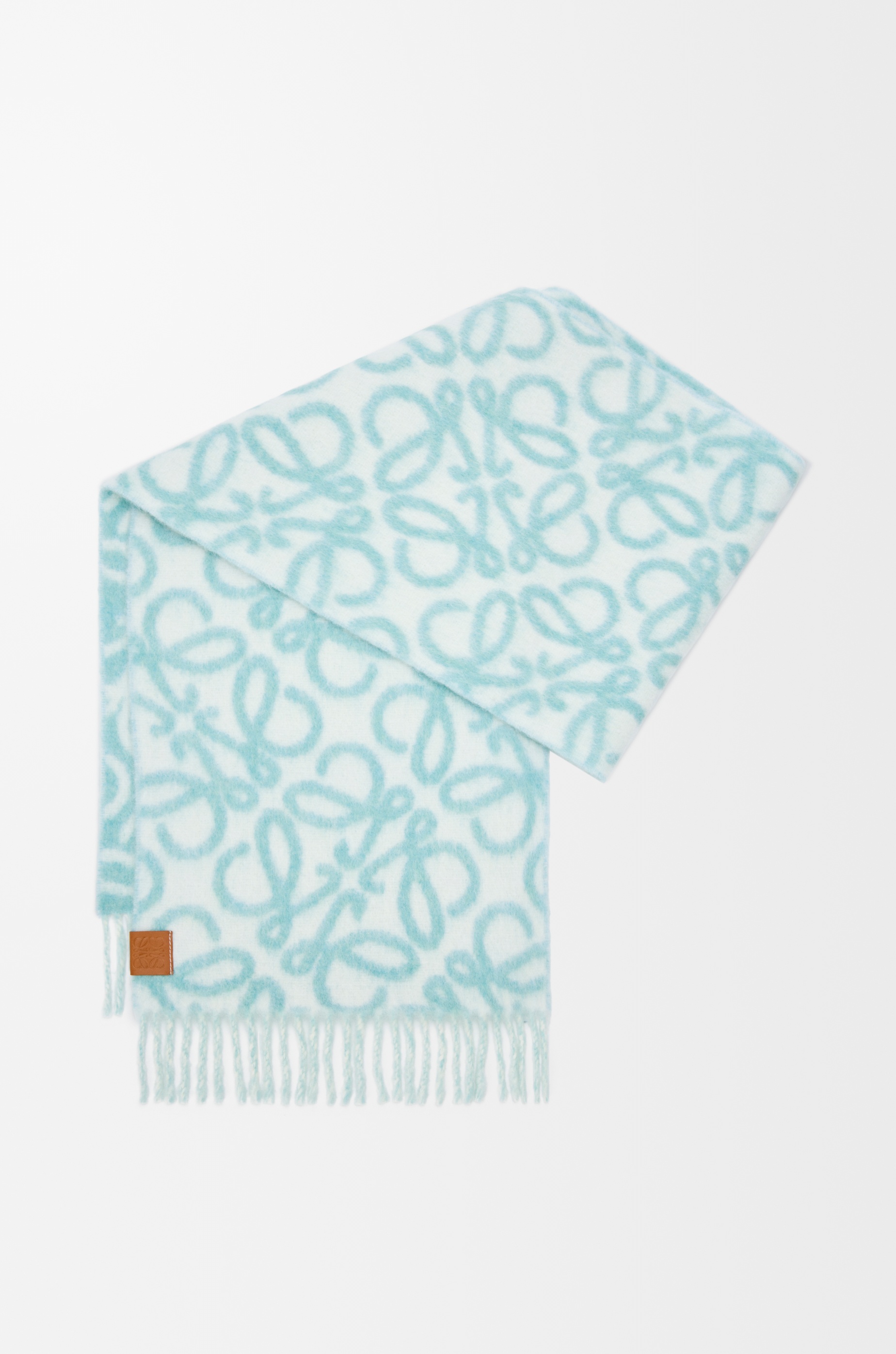 Anagram scarf in alpaca and wool blend - 2
