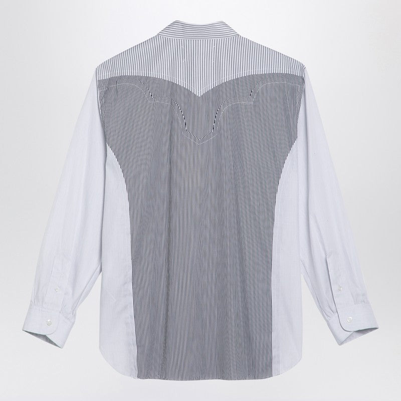 Maison Margiela Striped Patchwork Shirt Men - 2