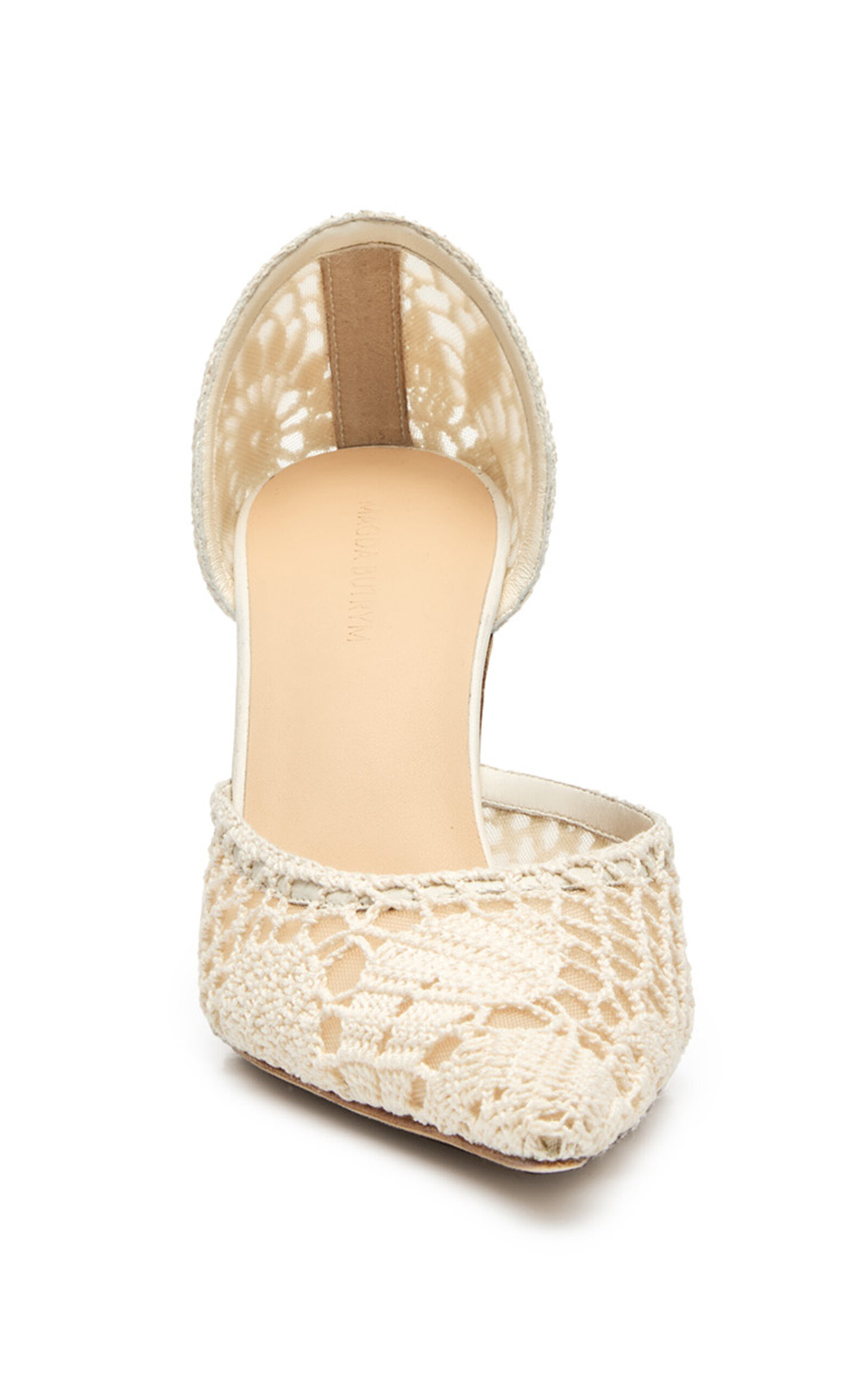 Crochet Lace Pumps white - 4