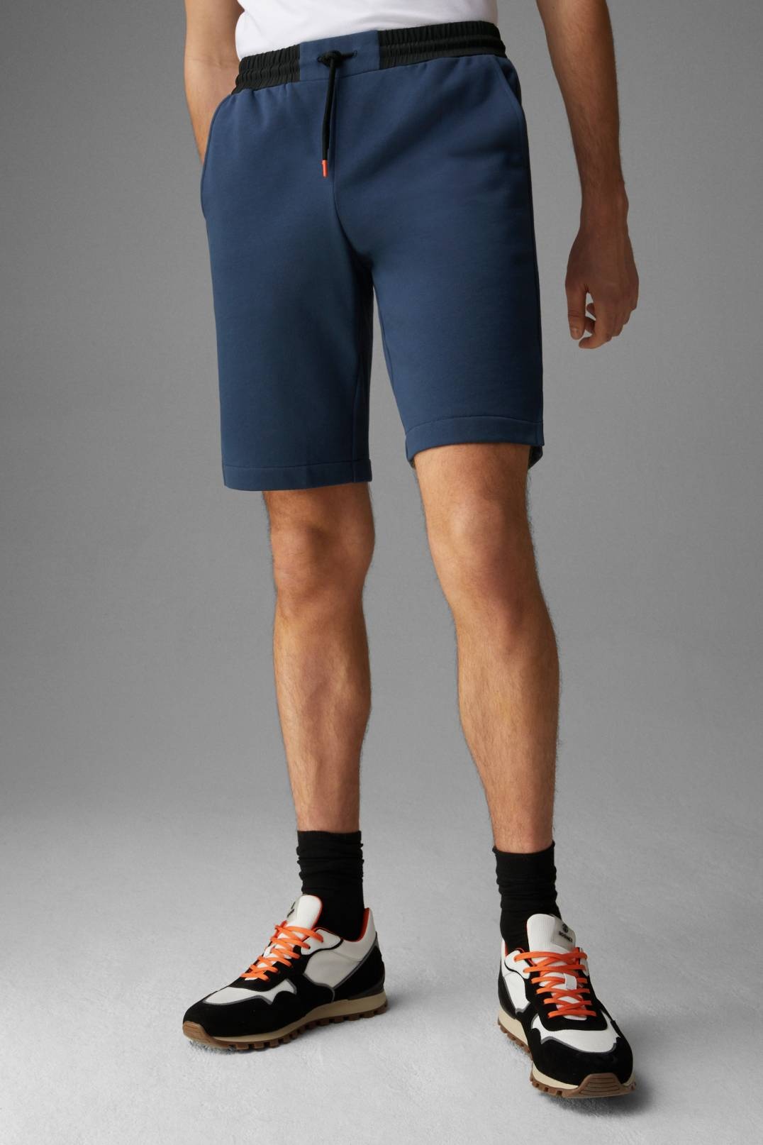 LAURO SWEAT SHORTS IN DARK BLUE - 2