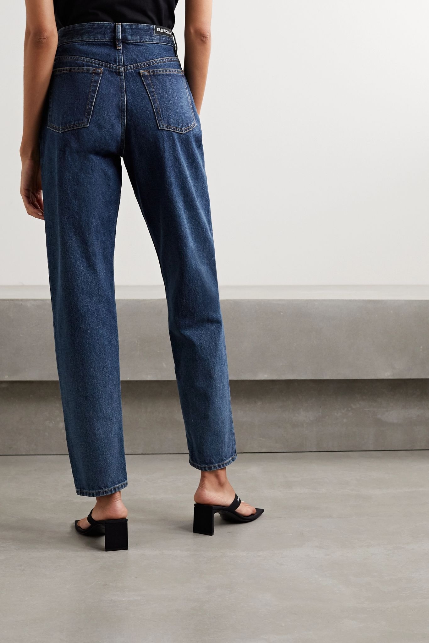 High-rise straight-leg jeans  - 3