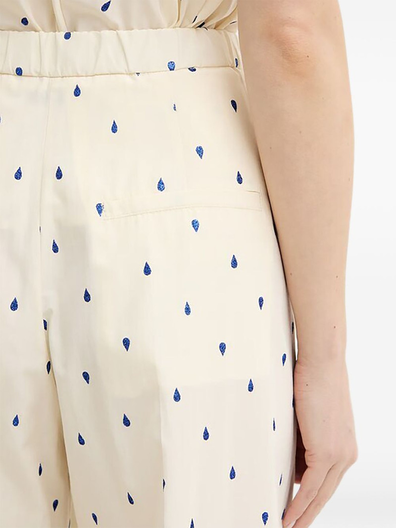 teardrop-print trousers 3