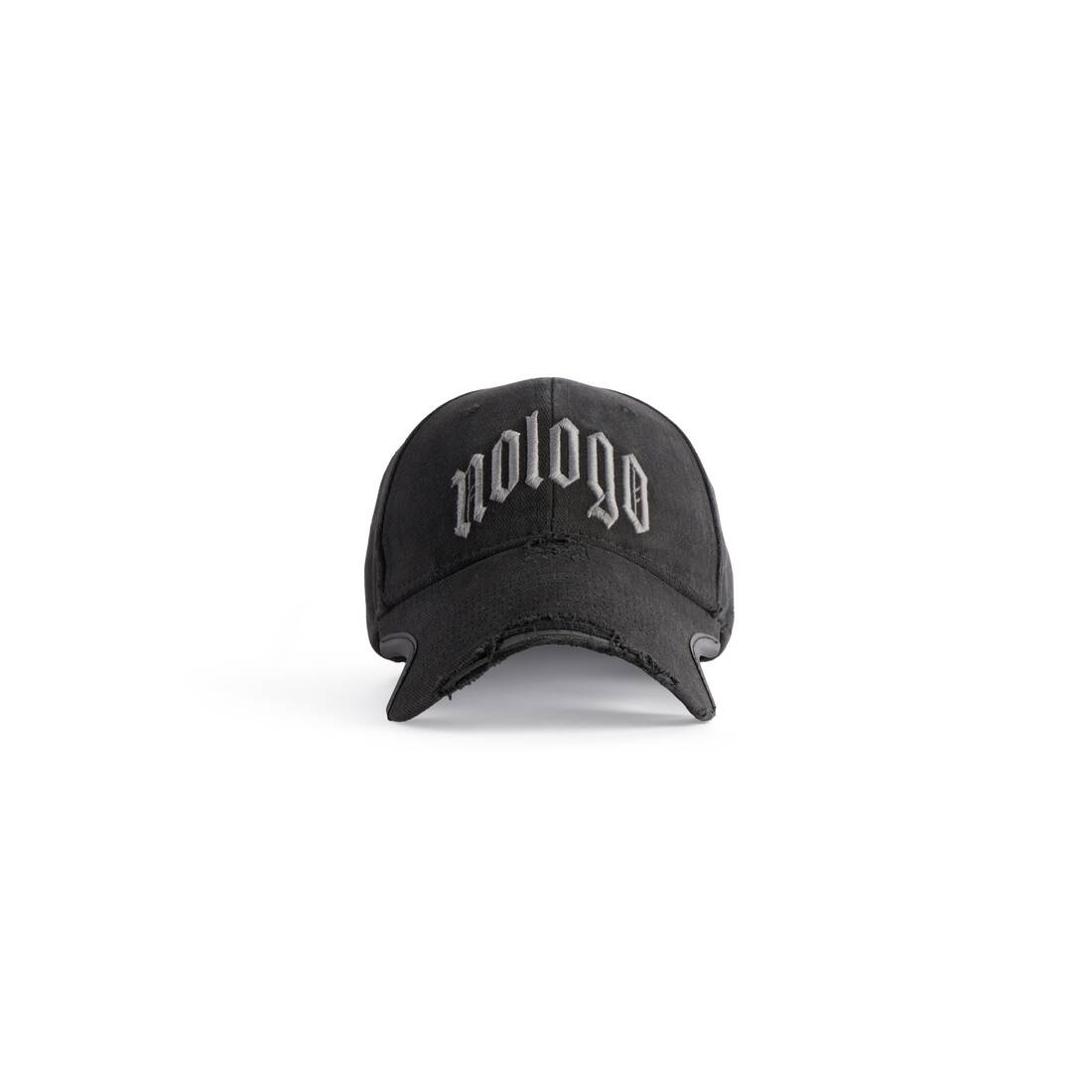 送料込+BALENCIAGA+Nologo キャップ BALENCIAGA Nologo Cap in Black/grey | REVERSIBLE