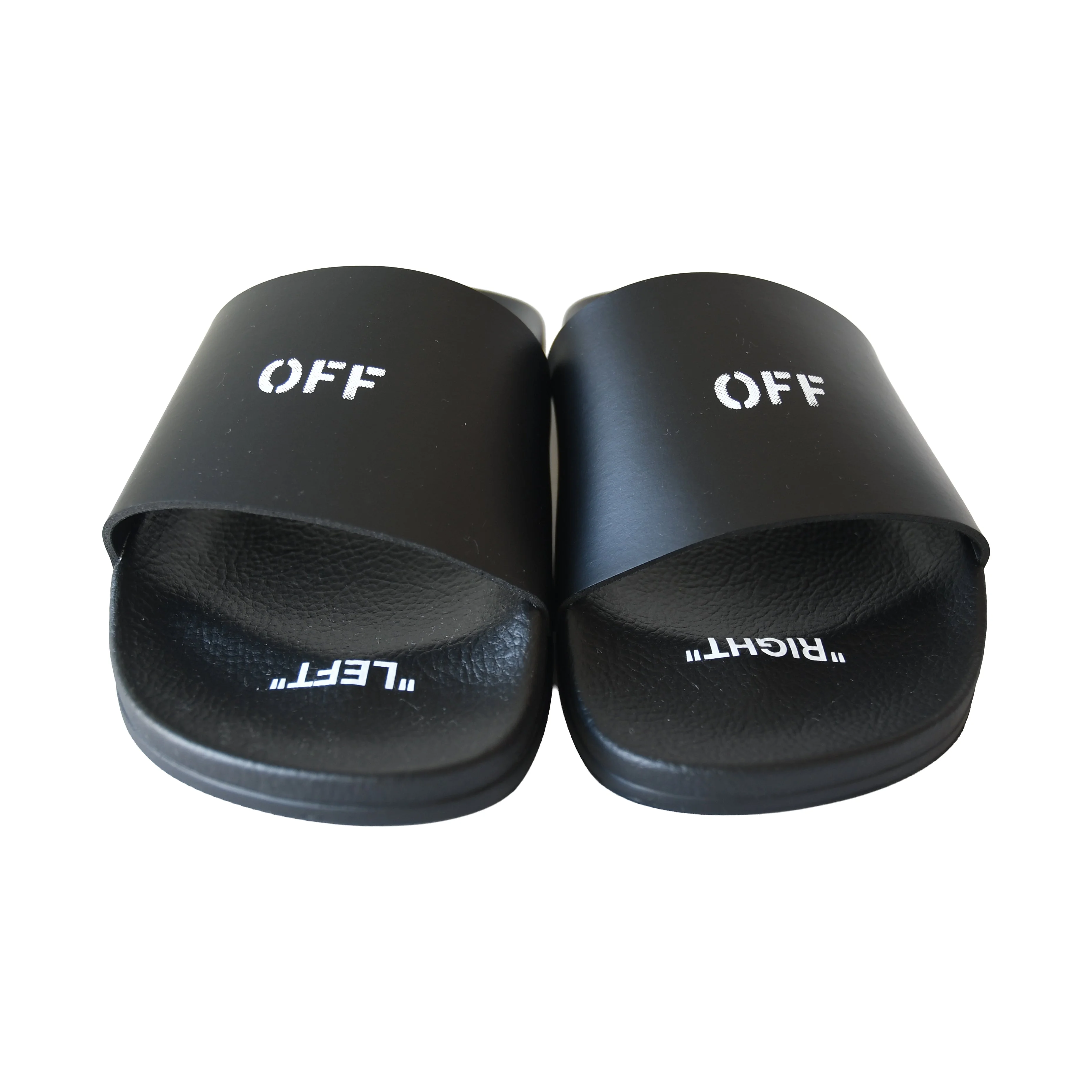 Off White Off Stamp Slider Black - 1