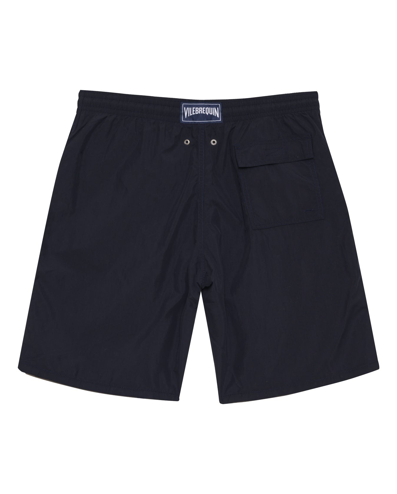 Okoa Long Solid Swim Shorts - Bleu Marine - 2