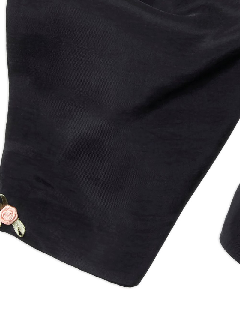 MAISON MICHEL Birdy floral-appliqué hair accessory outlook