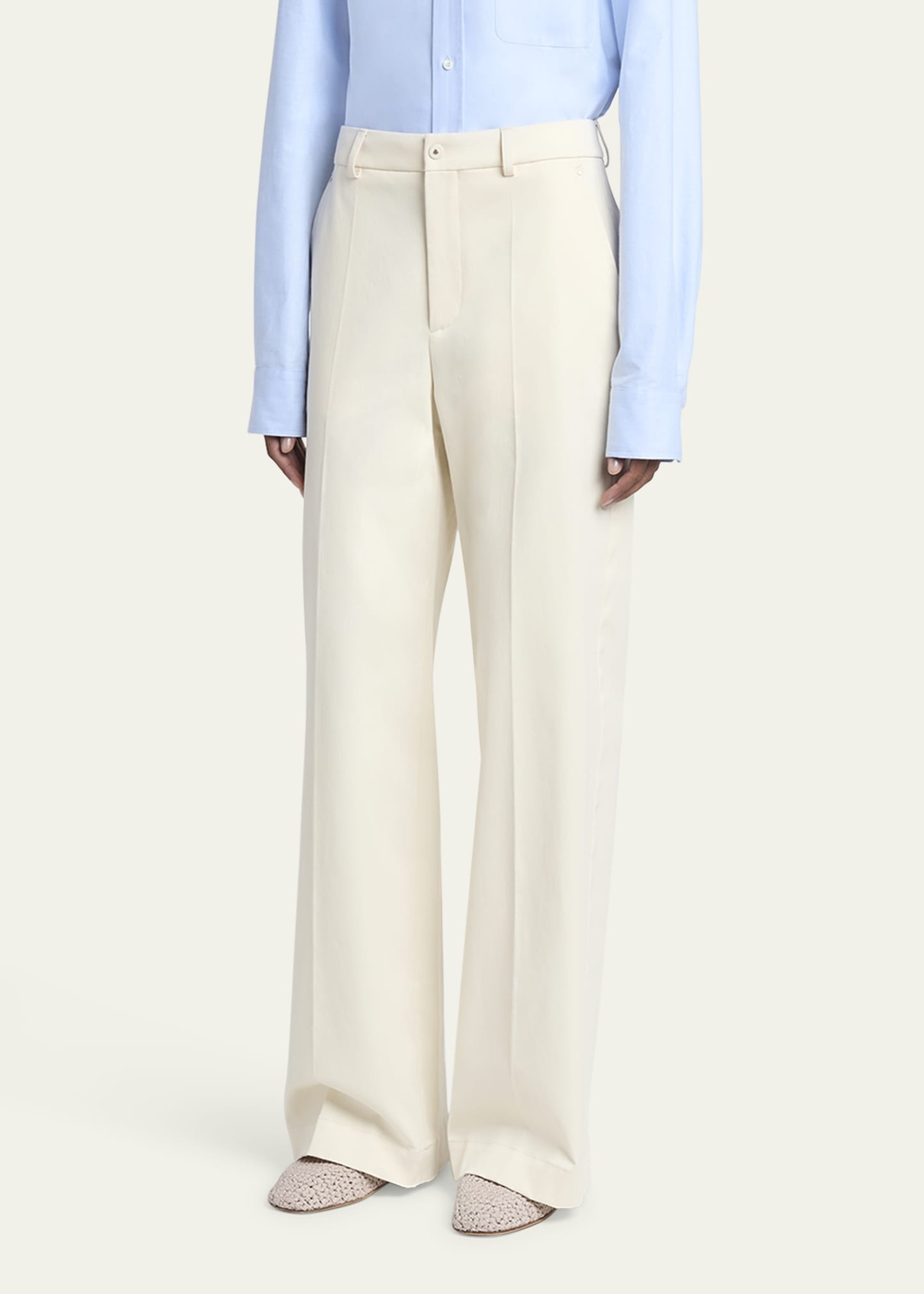 Wide-Leg Trousers - 4