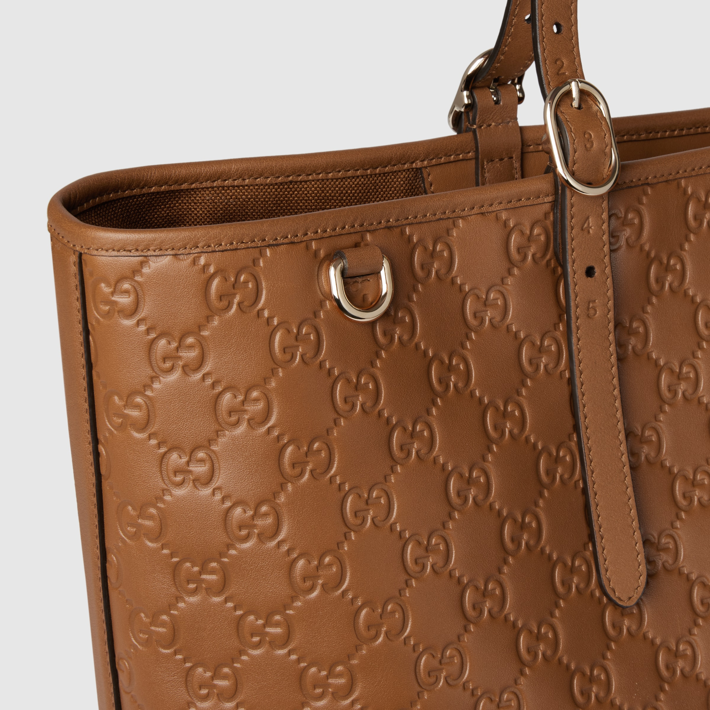 GG Emblem large tote bag - 5