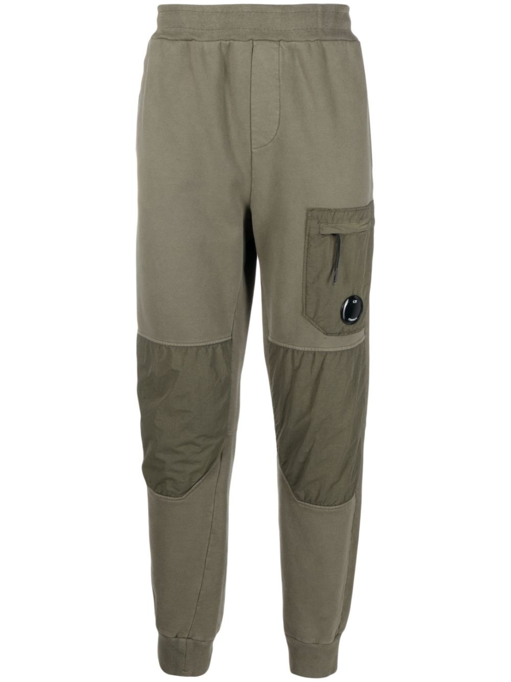 goggle detail panelled trackpants - 1