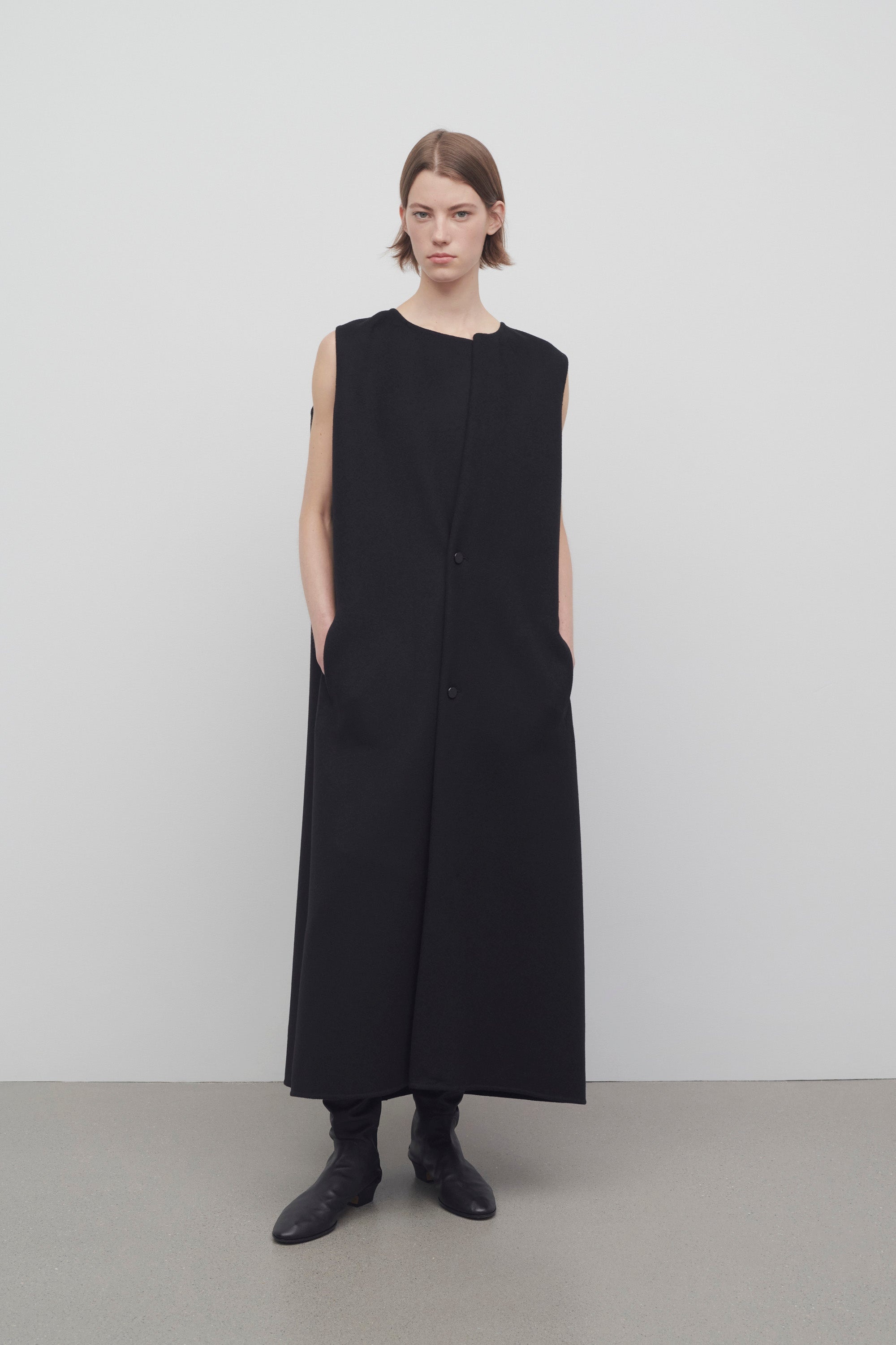 Bardot Dress in Cashmere - 3