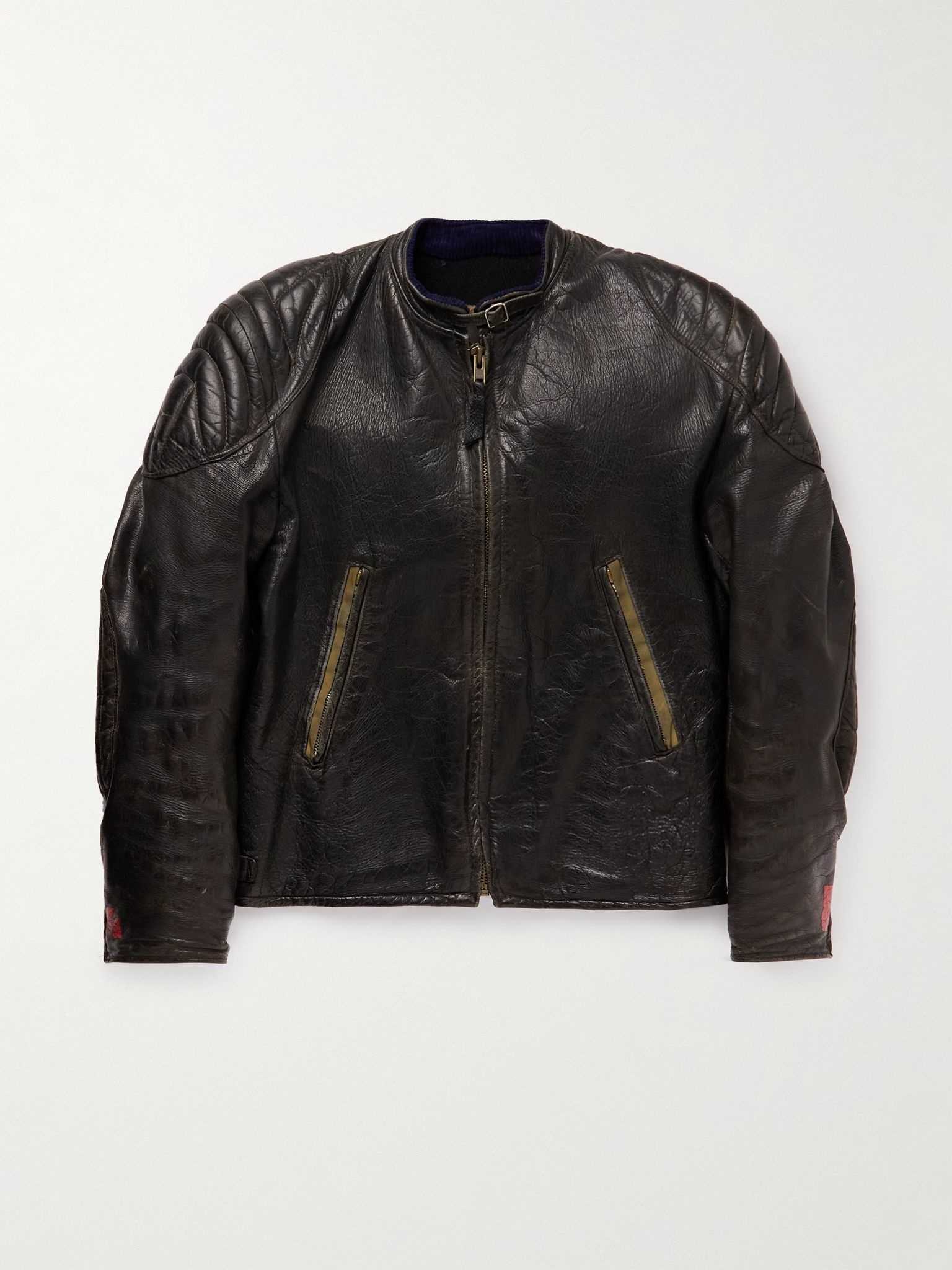 TT Redflex Textured-Leather Jacket - 1