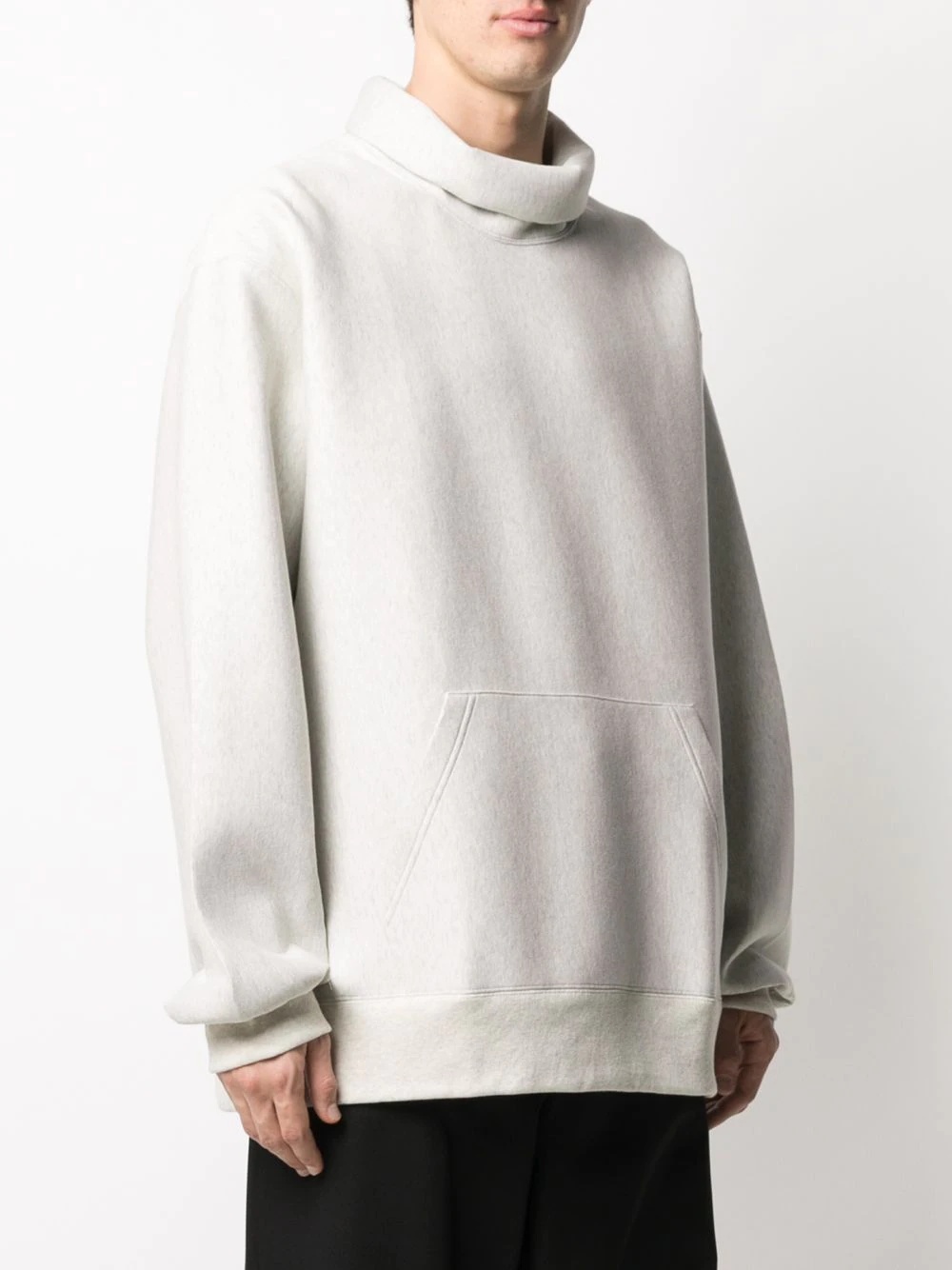 oversized roll neck jumper - 4