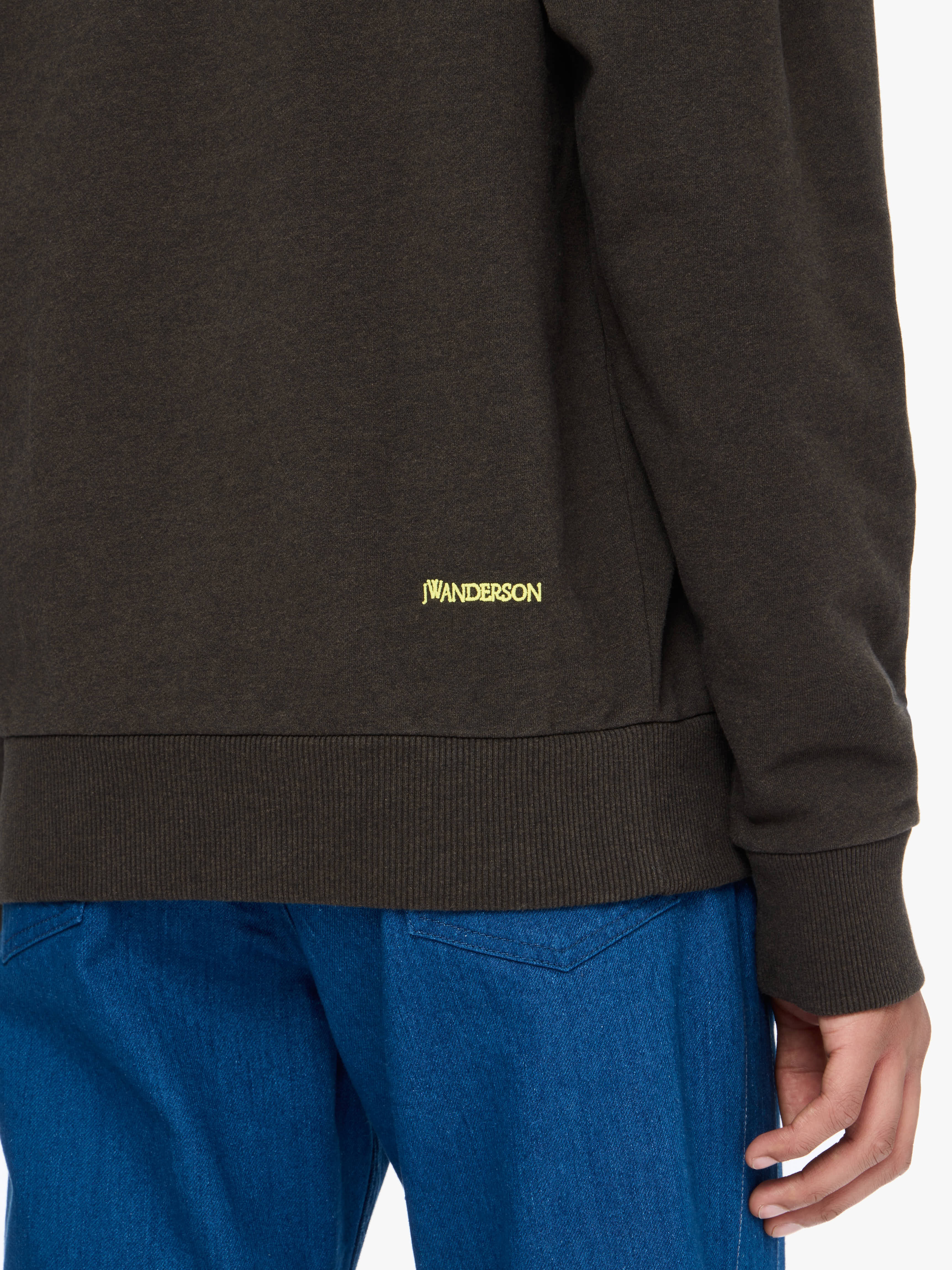 CONTRAST TRIM SWEATSHIRT - 4