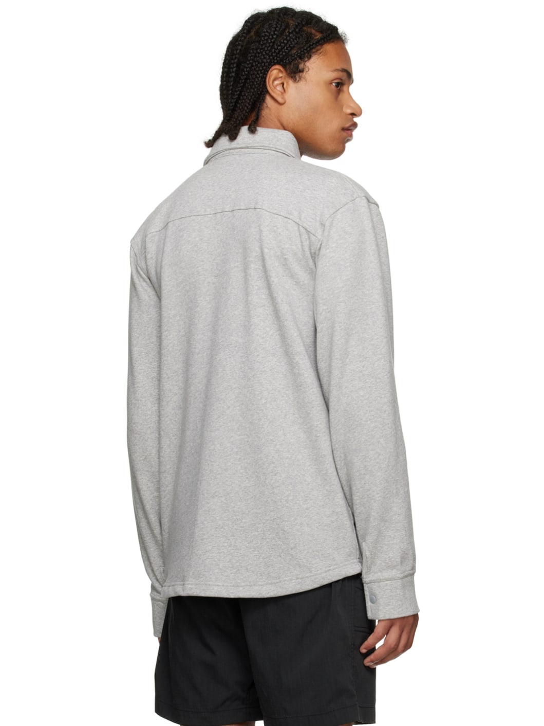 Gray Patch Pocket Shirt - 3